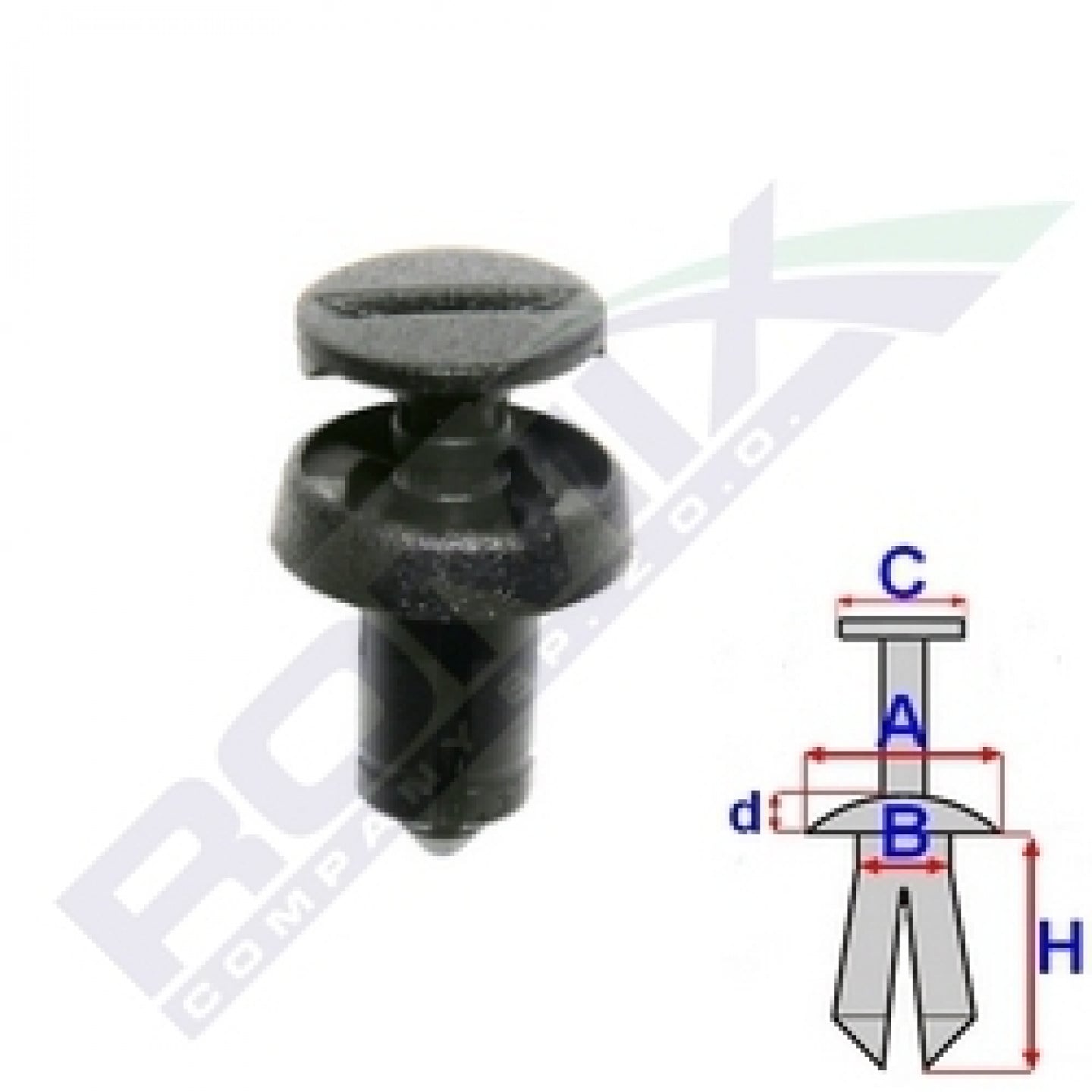 Grampos de guarnição ROMIX C10045 DACIA, FIAT, RENAULT