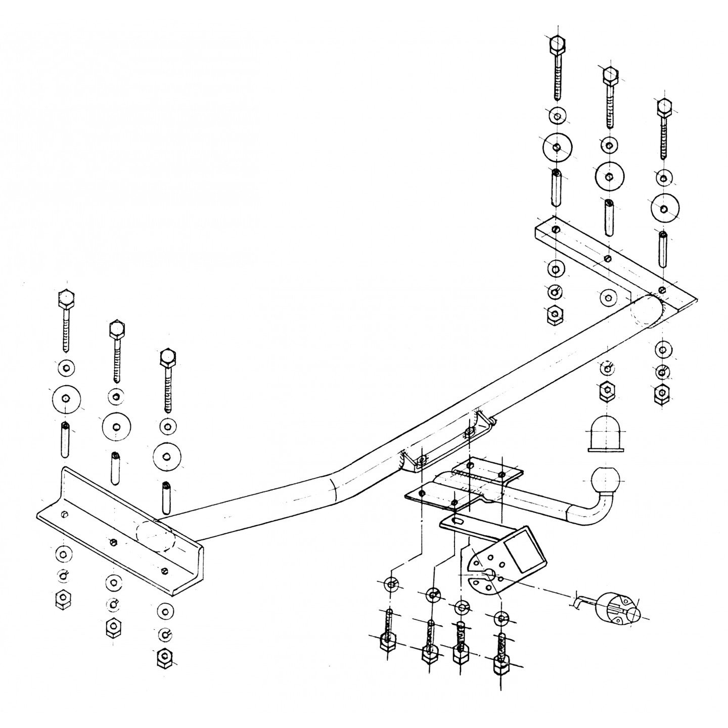 Abschleppstange STEINHOF STO105 Opel Astra