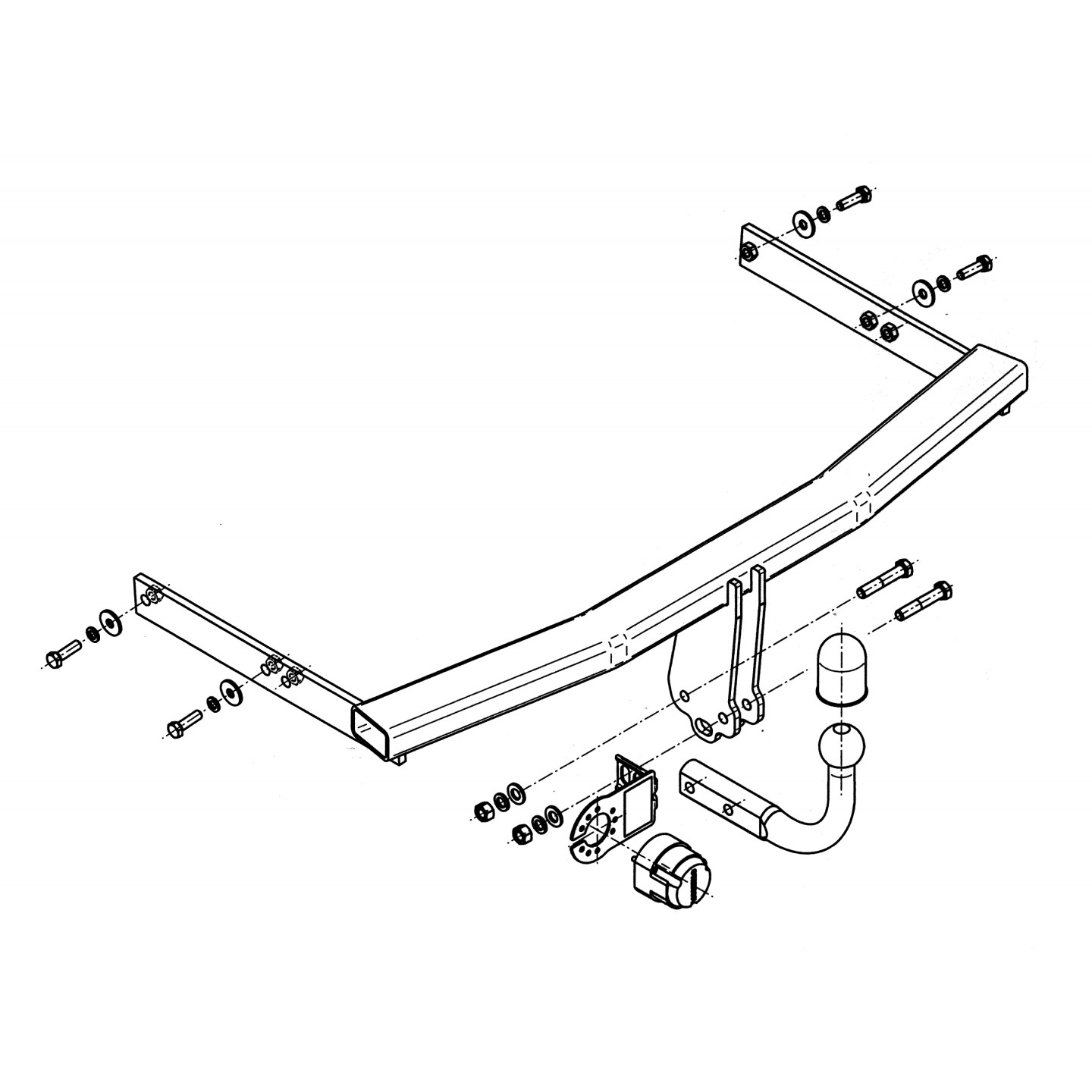 Abschleppstange STEINHOF STS150 Seat Ibiza