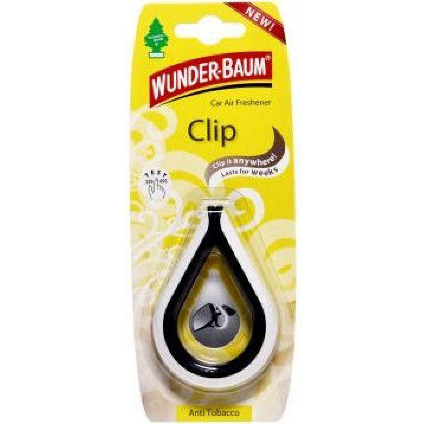 Ambientador WUNDERBAUM CLIP ANTI TOBACCO