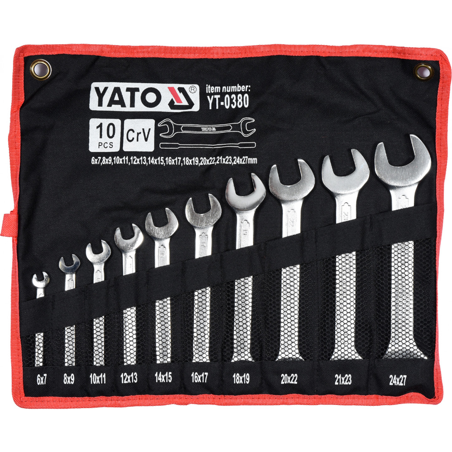 Sada kombinovaných klíčů YATO YT-0380