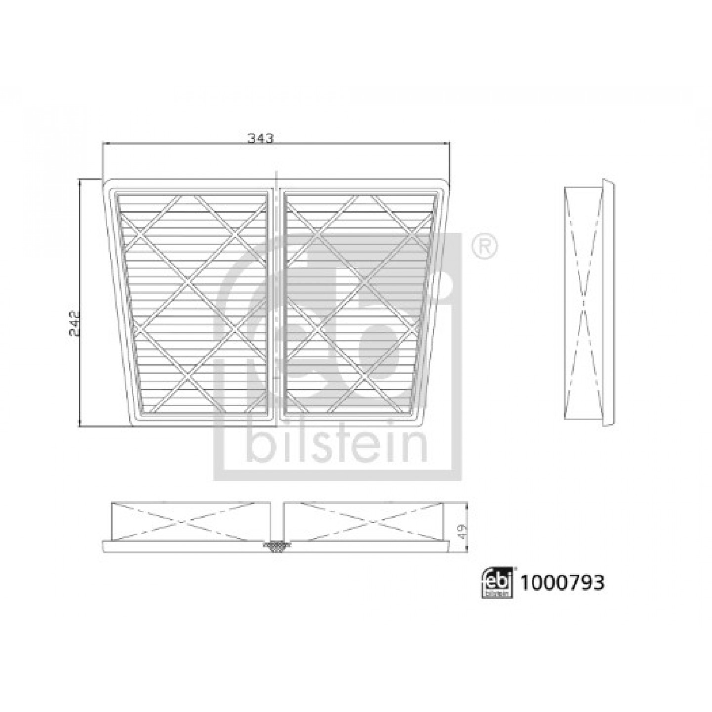 Luftfilter FEBI BILSTEIN 1000793