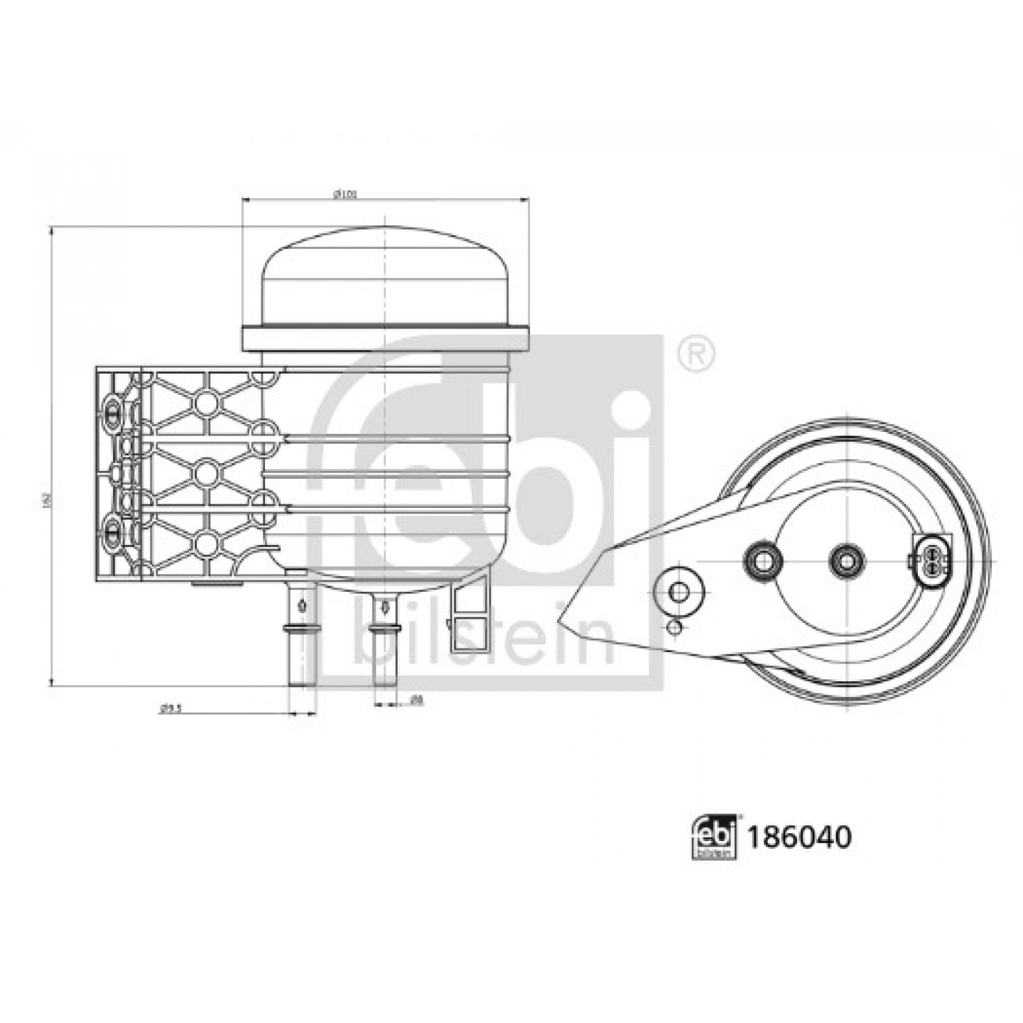 Kraftstofffilter FEBI BILSTEIN 186040