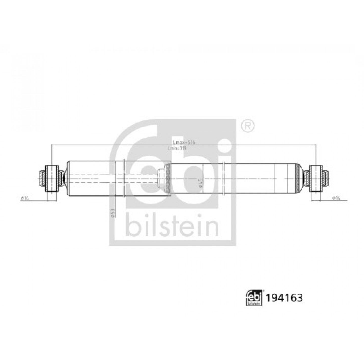 Amortiguador FEBI BILSTEIN 194163
