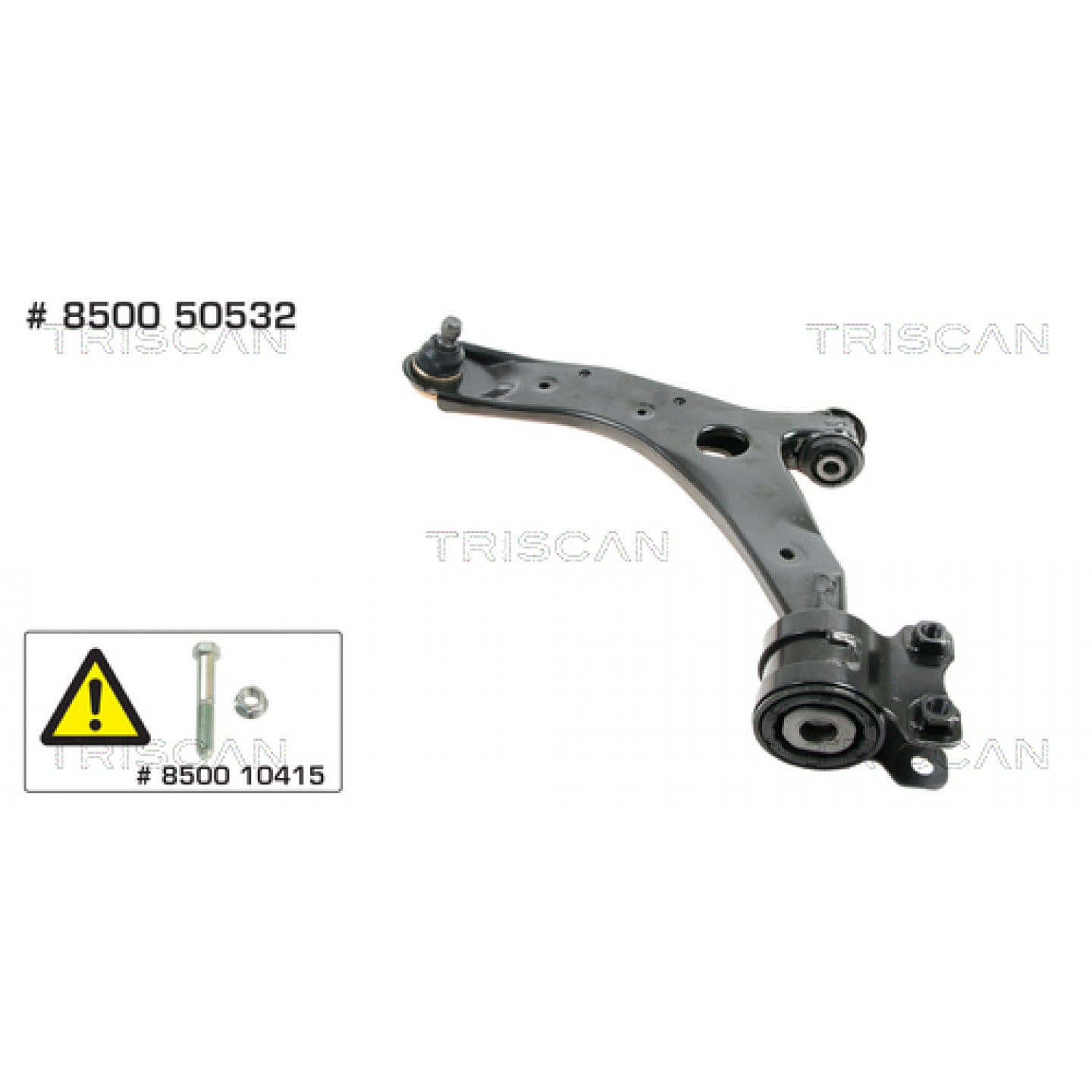 Braccio oscillante, Sospensione ruota TRISCAN 8500 50532