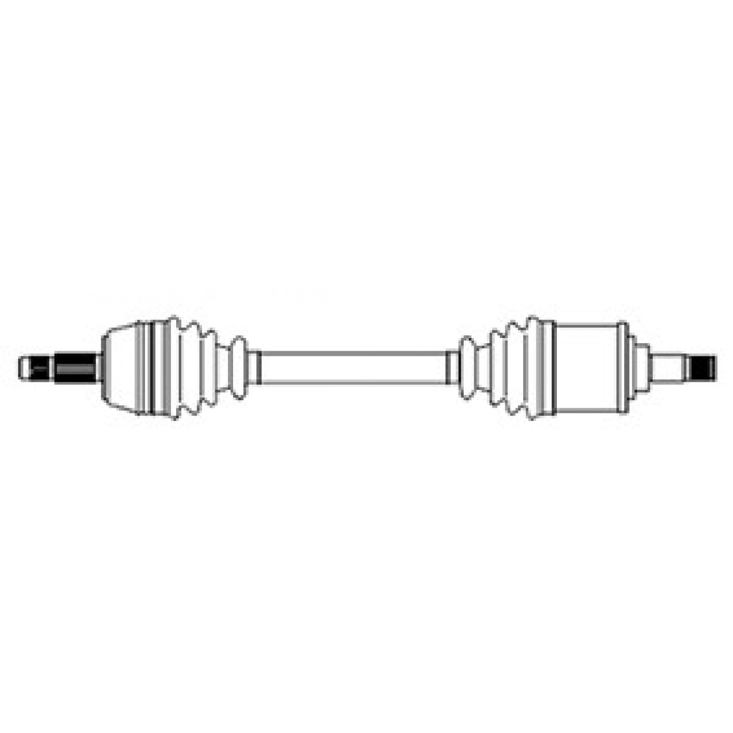 Metelli Aandrijfas 17-0220