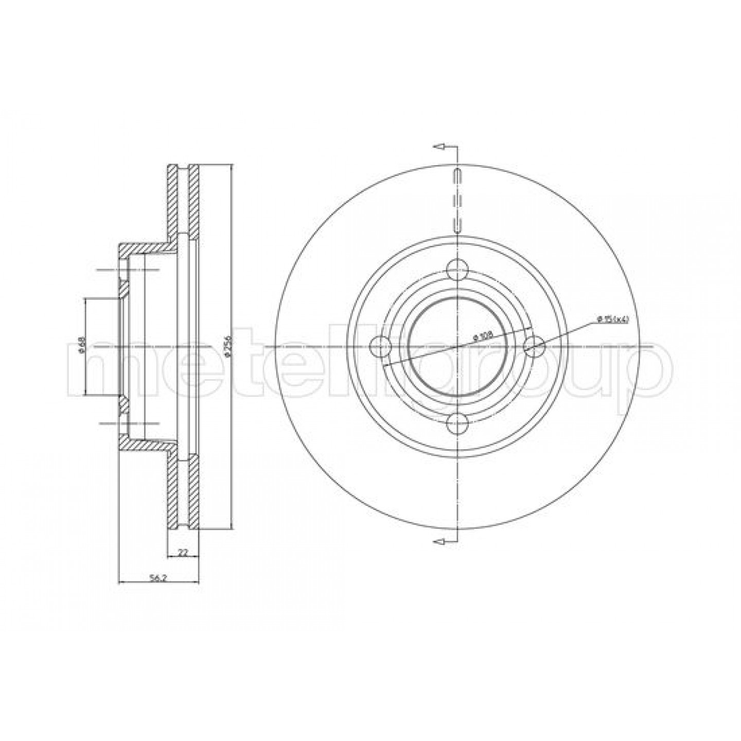 Metelli Remschijf 23-0234