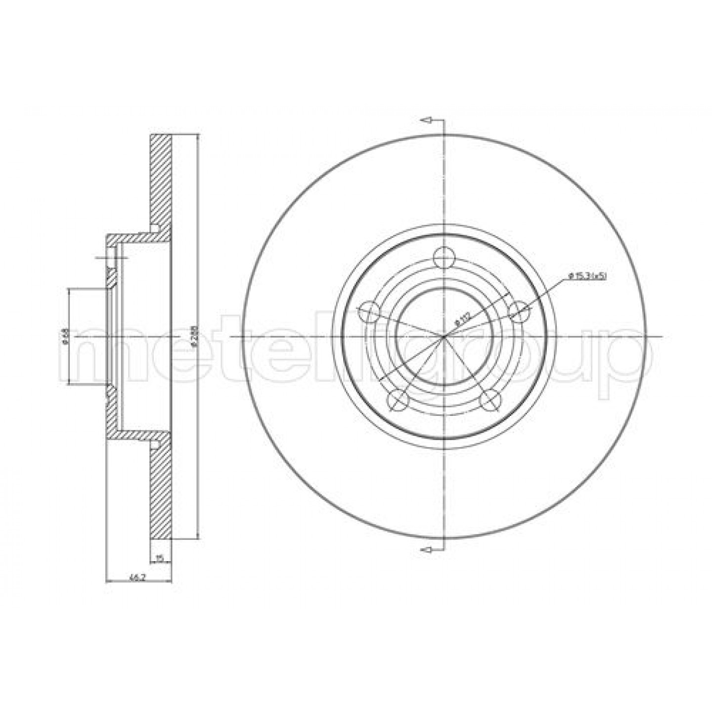 Metelli Discofreno 23-0263