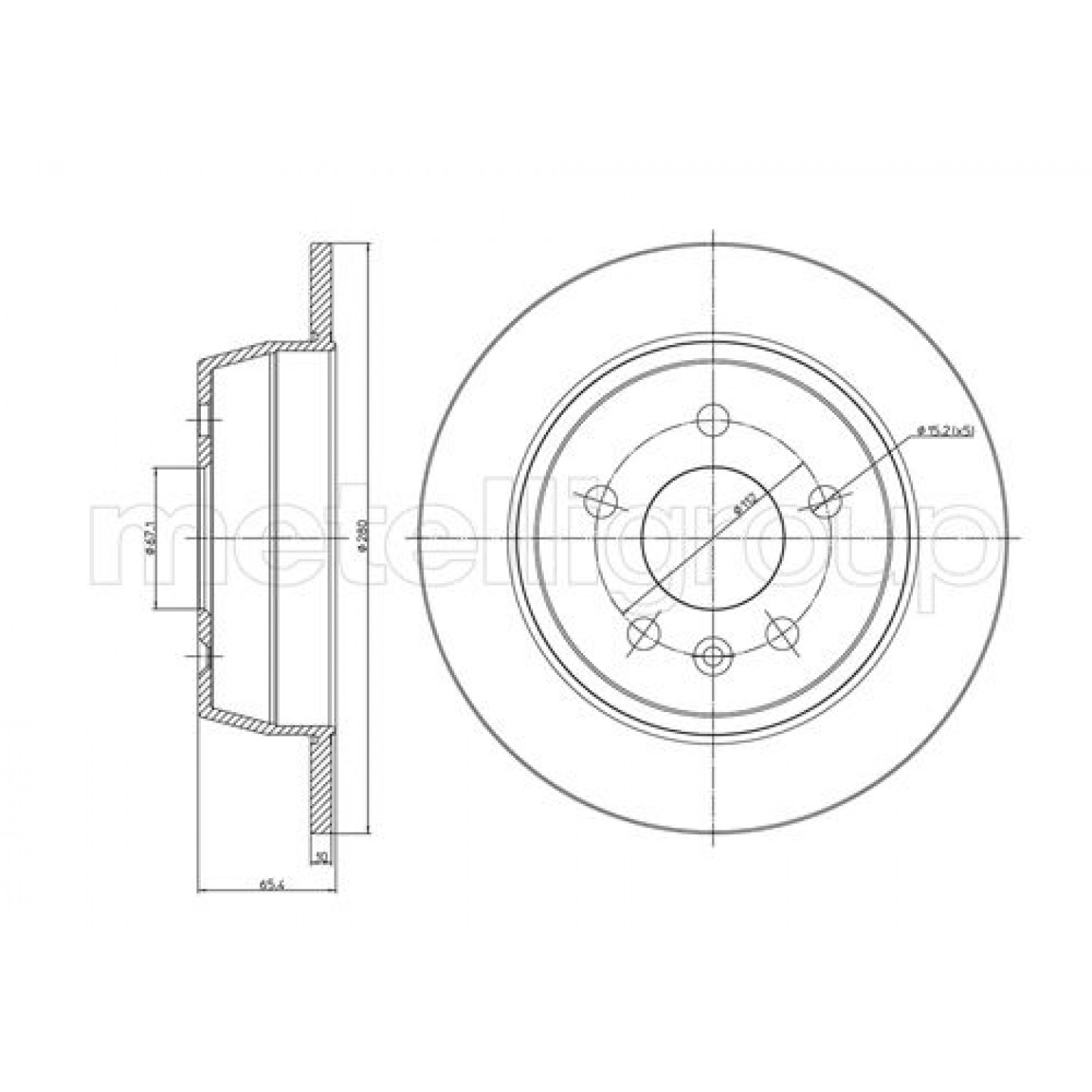 Metelli Discofreno 23-0417