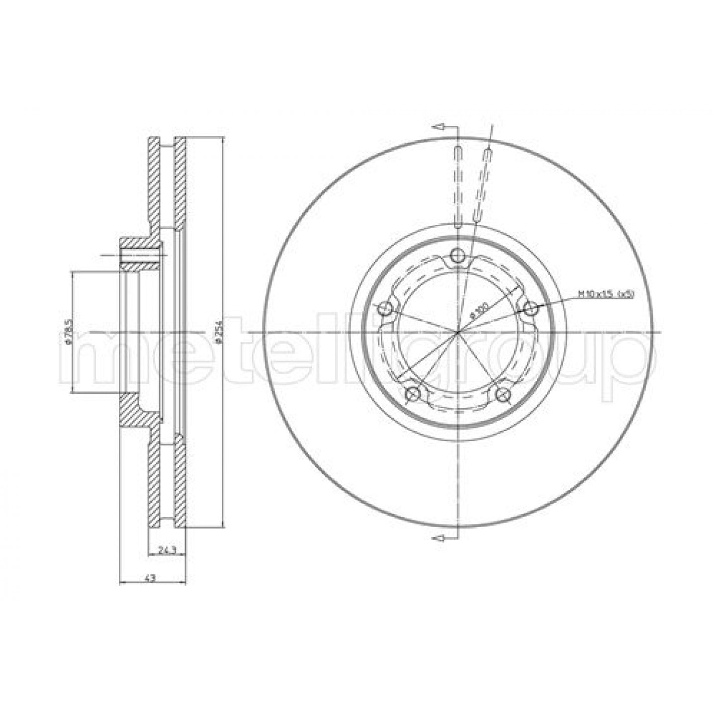 Metelli Remschijf 23-0459