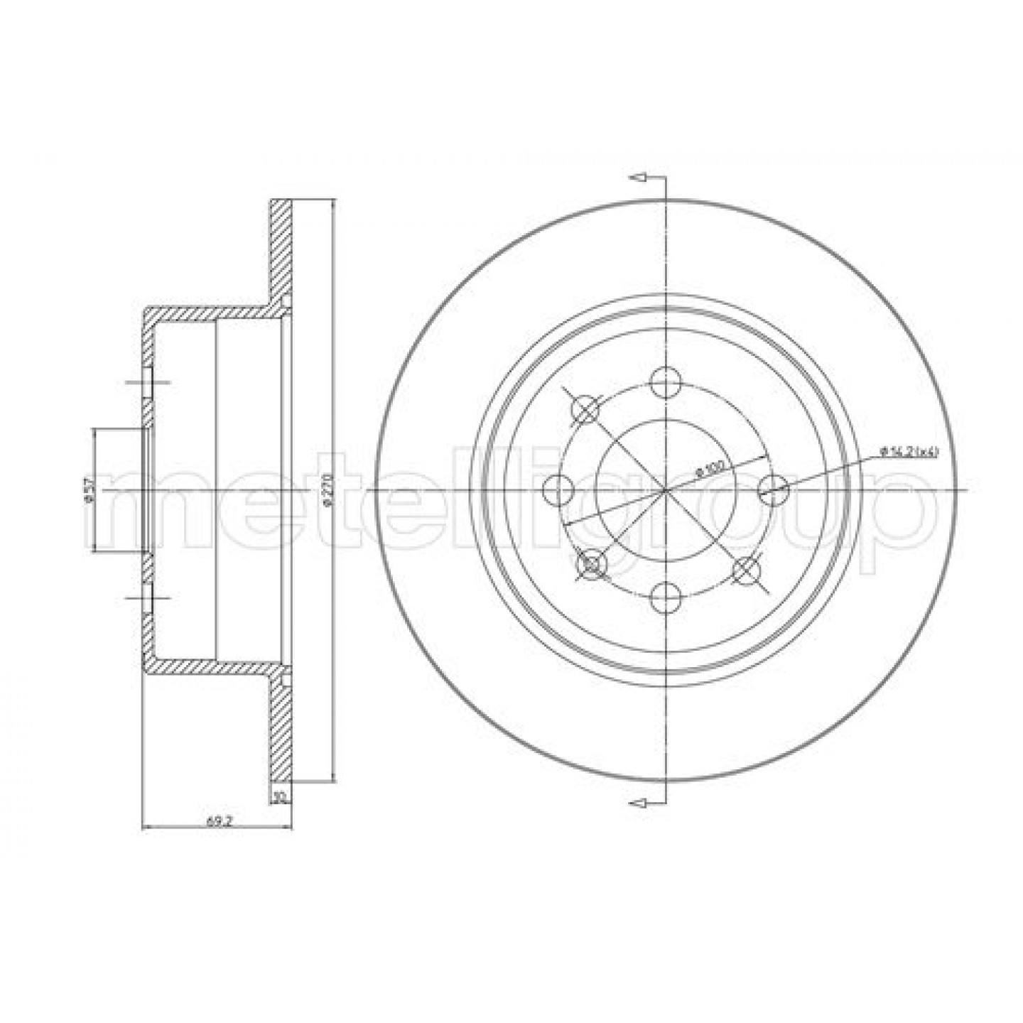 Metelli Discofreno 23-0606C