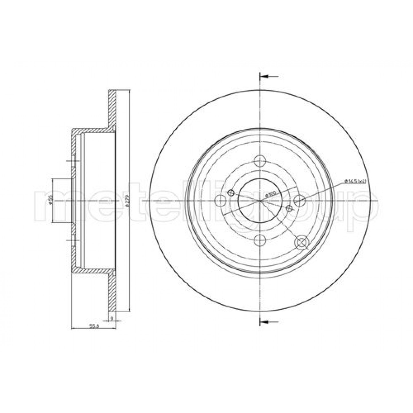 Metelli Discofreno 23-0635C