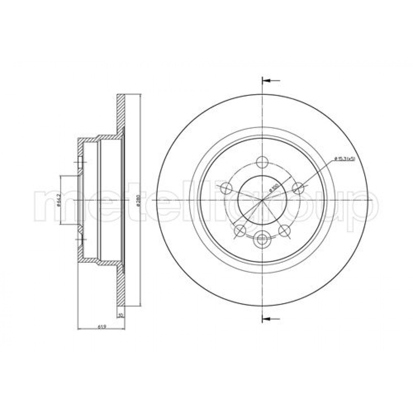 Metelli Discofreno 23-0644