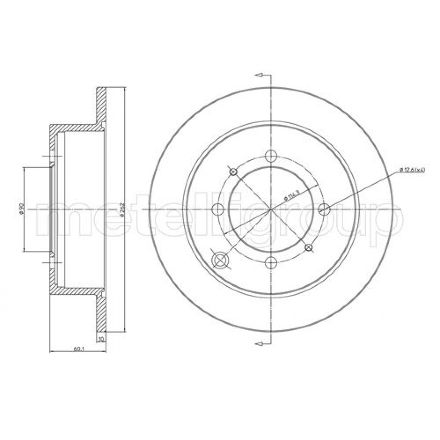 Metelli Discofreno 23-0651