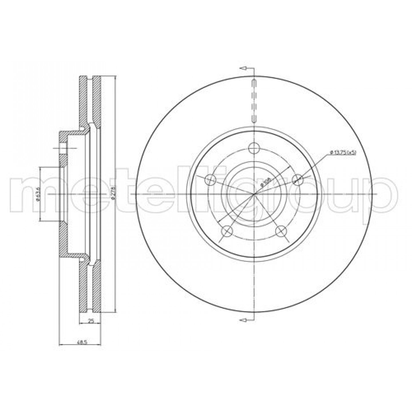 Metelli Discofreno 23-0685C
