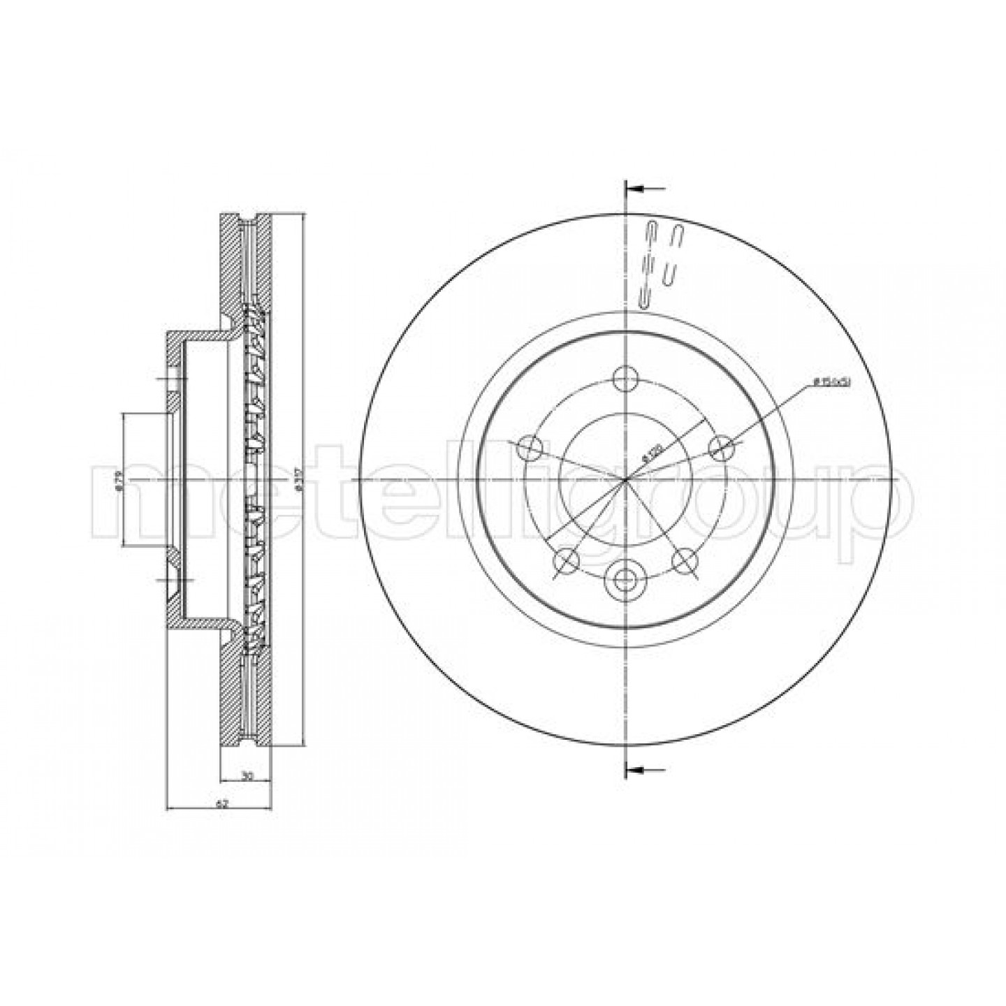 Metelli Discofreno 23-0933C