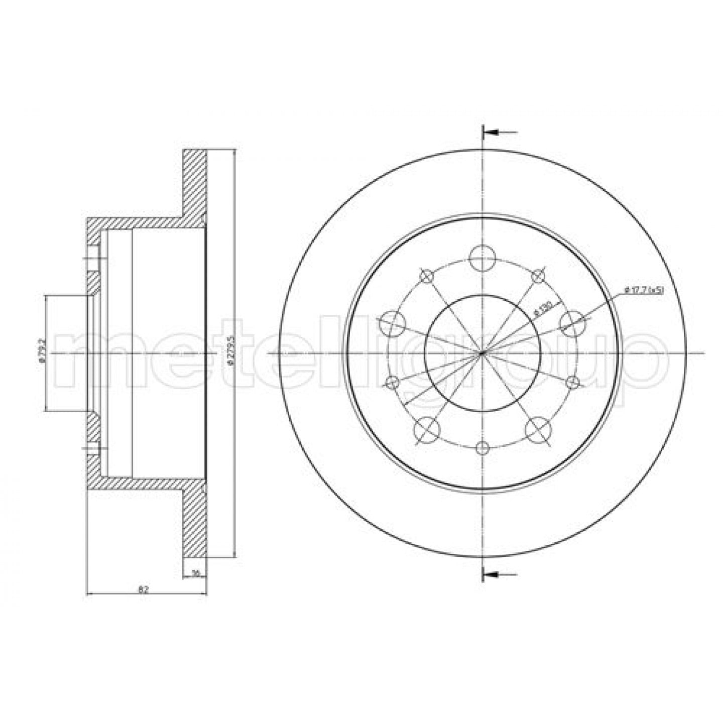 Metelli Disco De Freno 23-0732