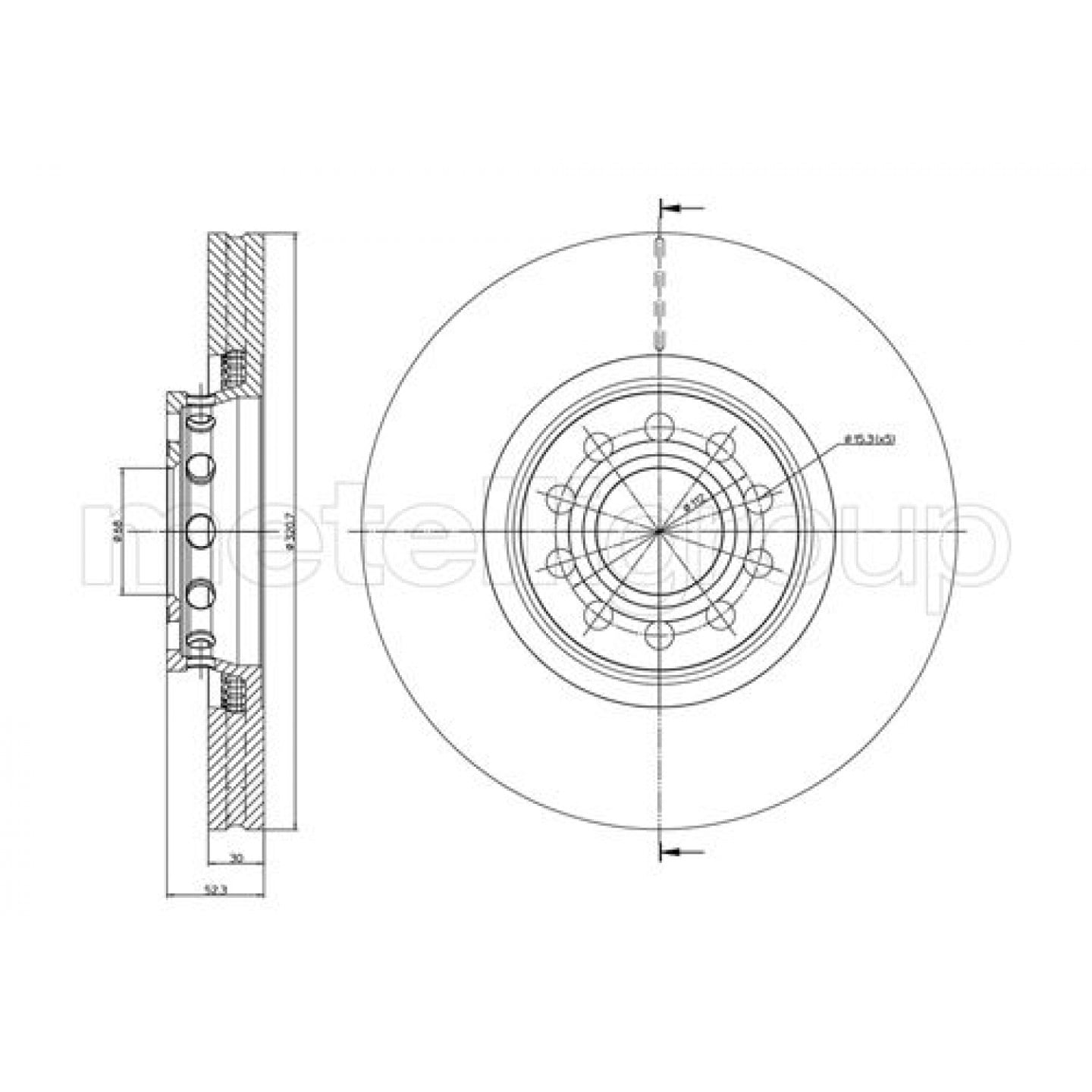 Metelli Disco De Freno 23-0747C