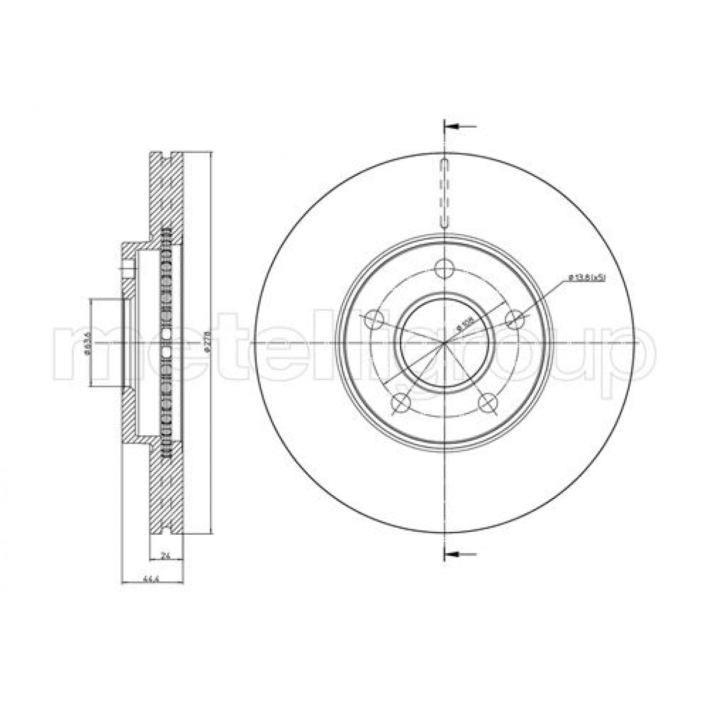 Metelli Discofreno 23-0760C
