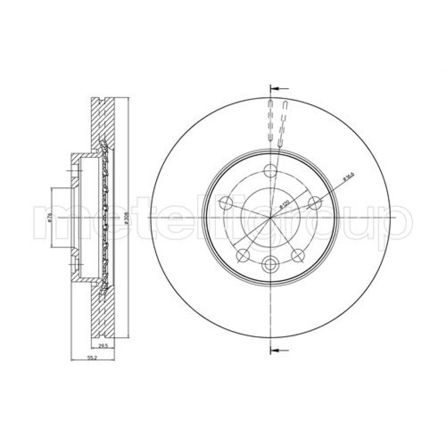 Metelli Disco De Freno 23-0773C