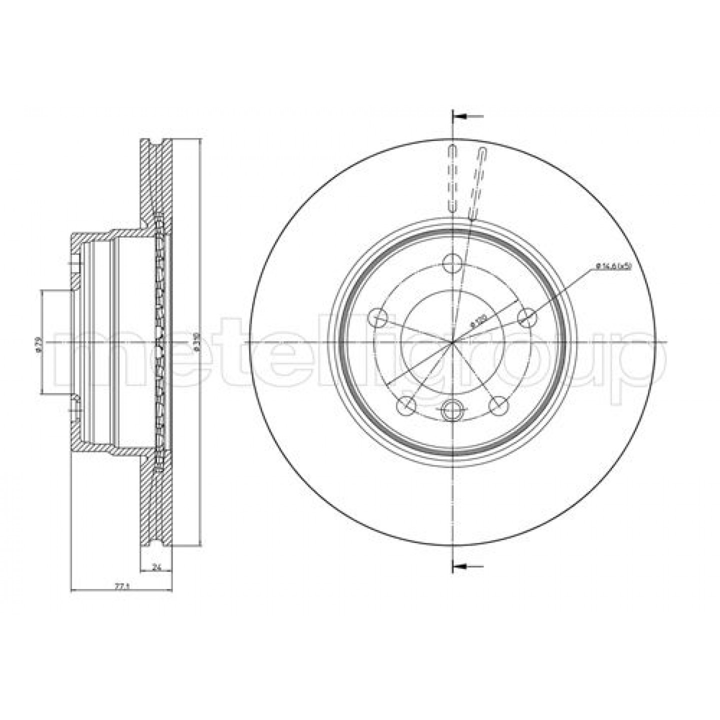 Metelli Discofreno 23-0809C