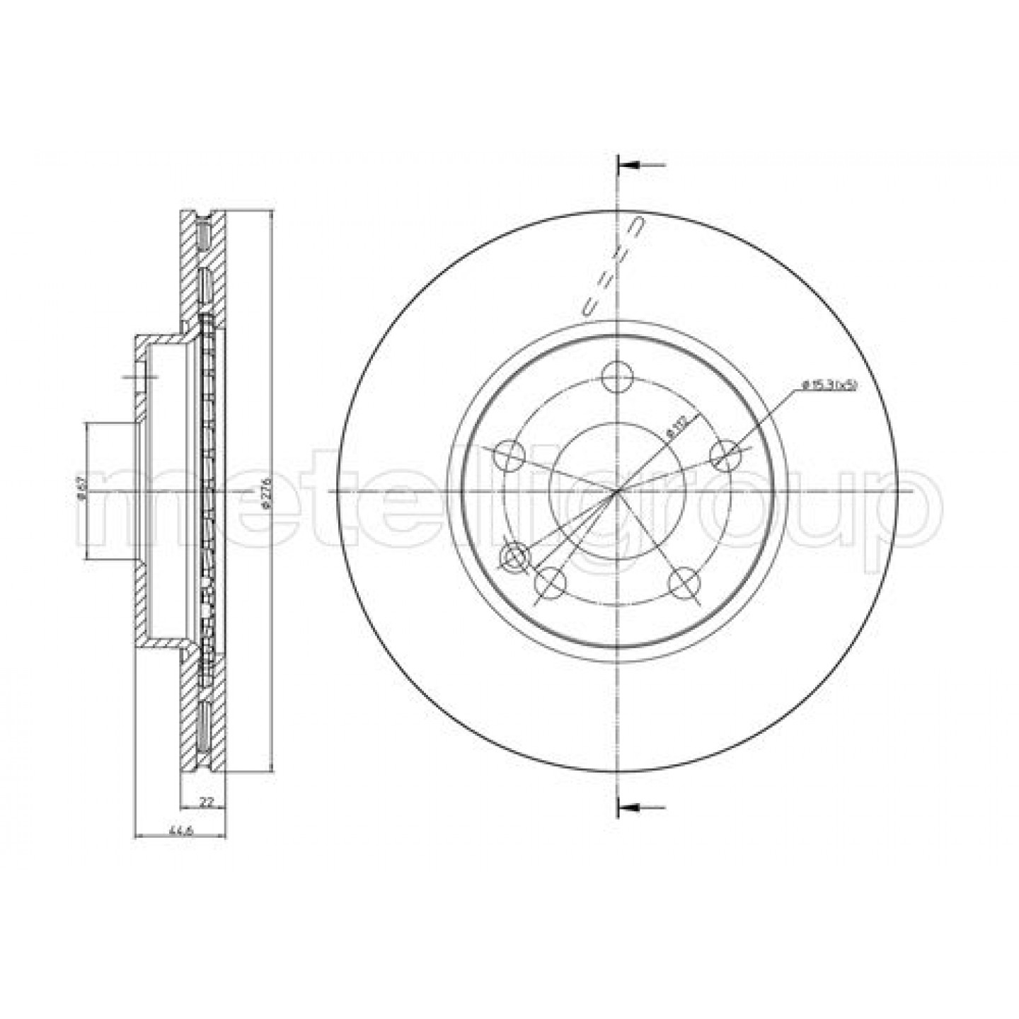 Metelli Discofreno 23-0831C
