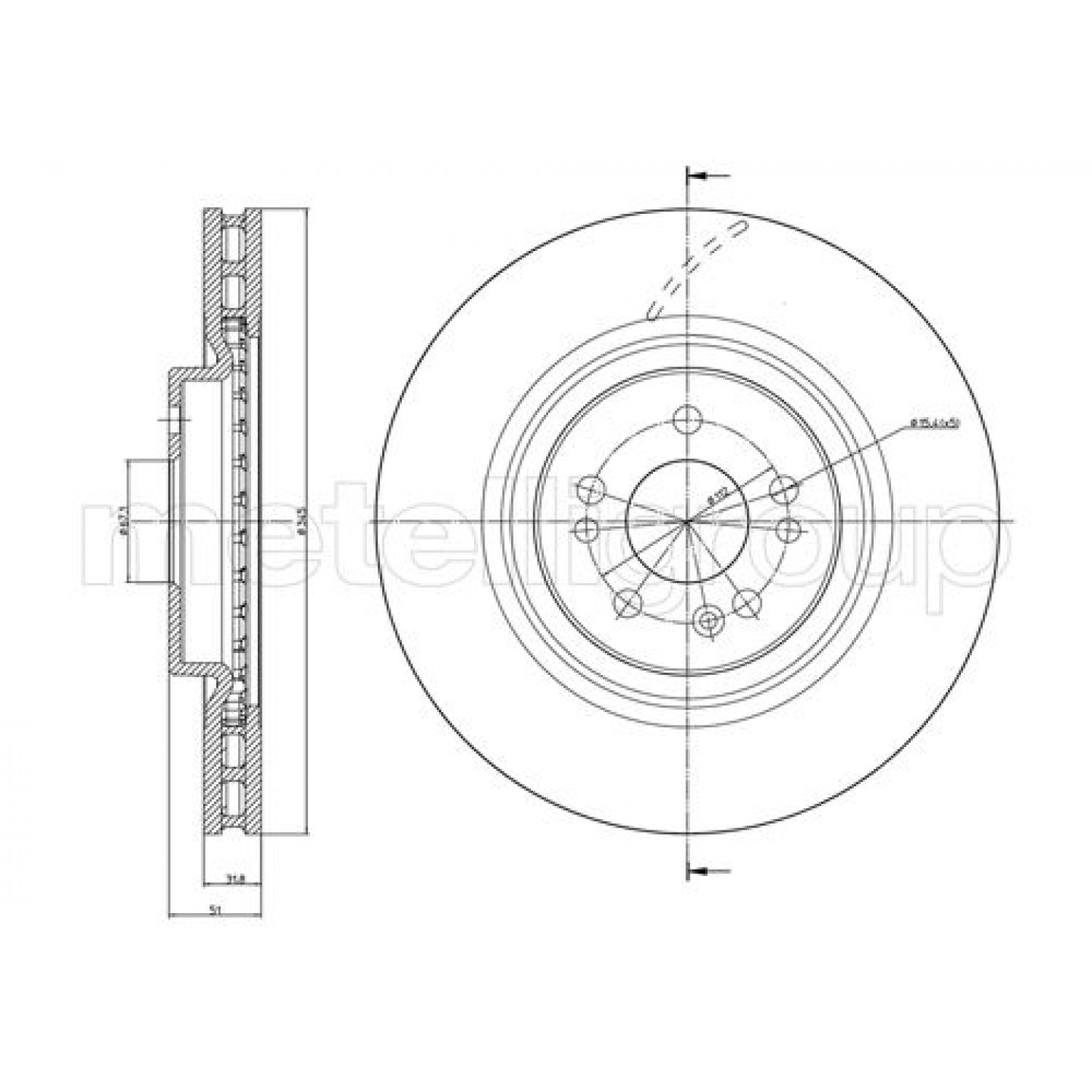 Metelli Discofreno 23-0842C