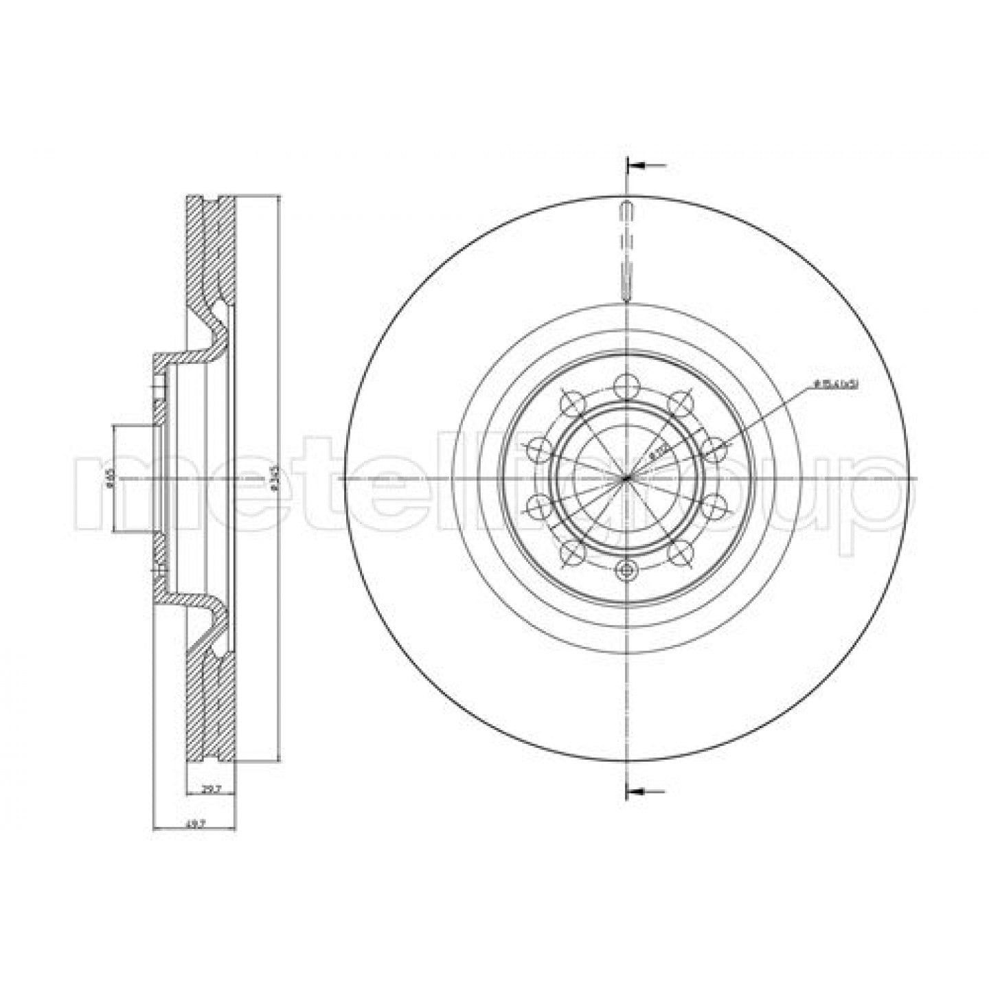 Metelli Discofreno 23-0851C