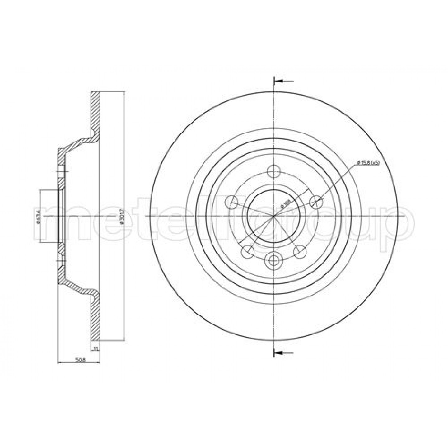 Metelli Remschijf 23-0897C