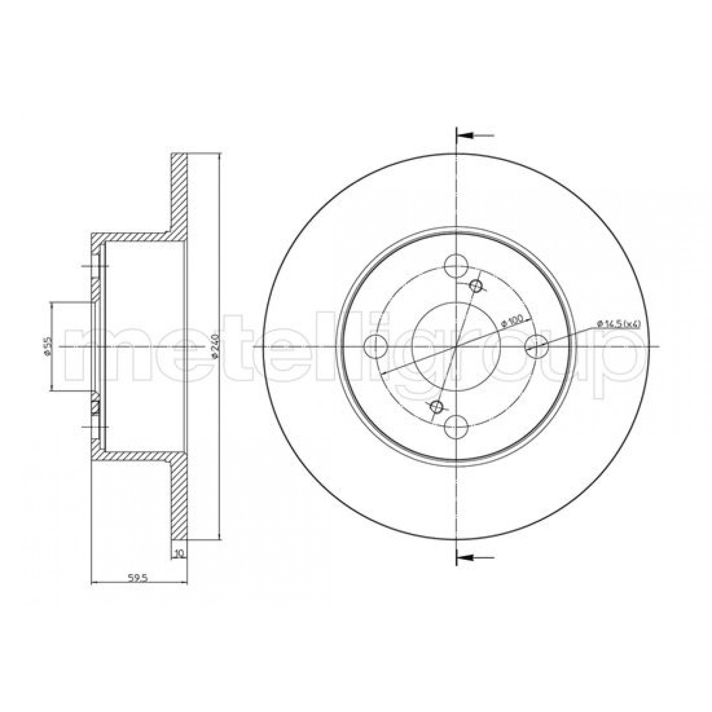 Metelli Discofreno 23-0967