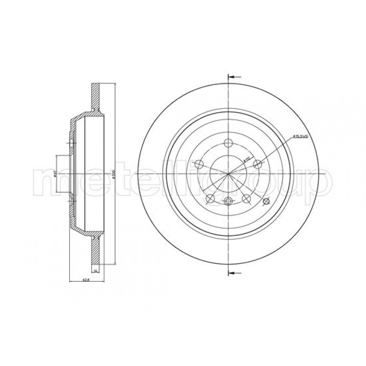 Metelli Discofreno 23-1011C