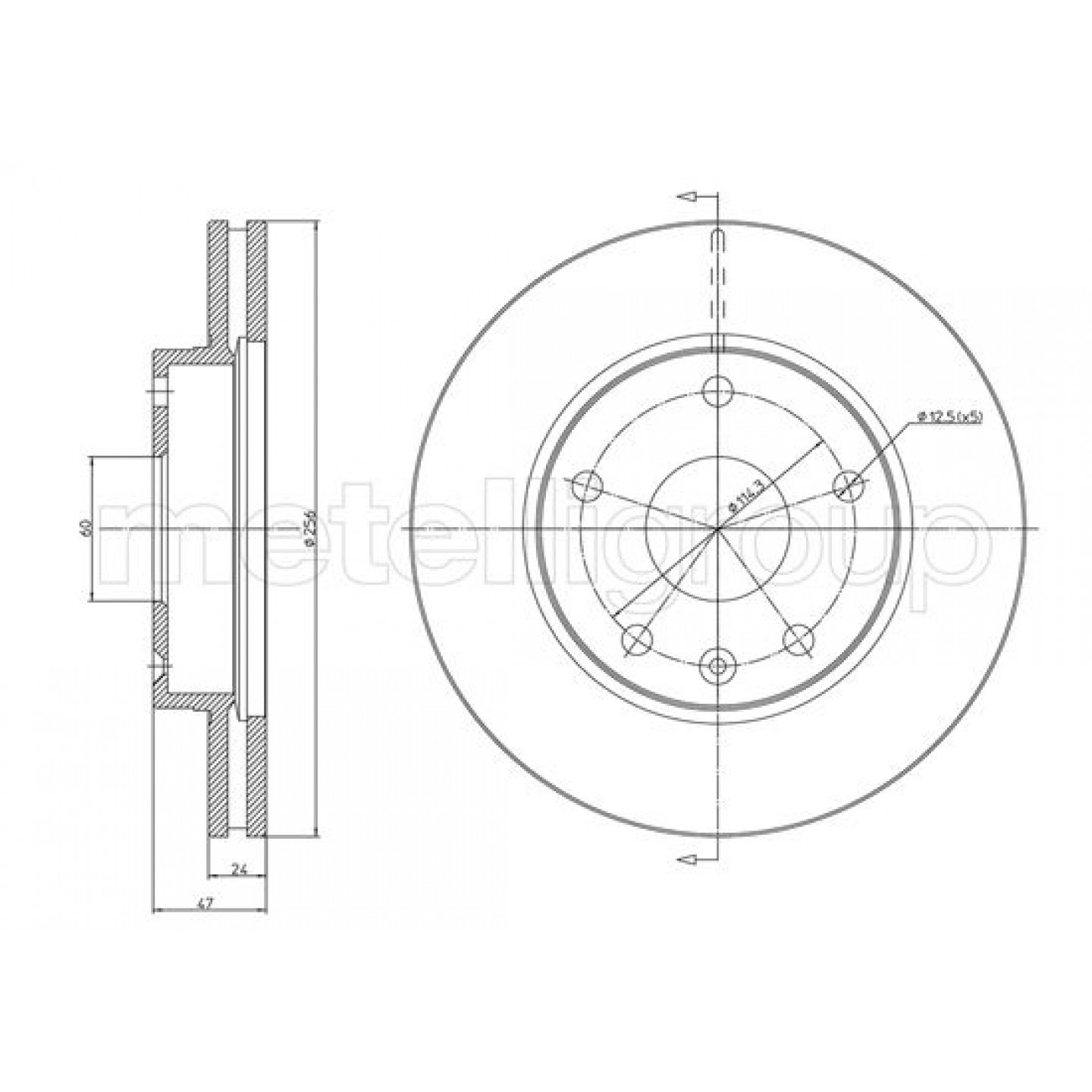 Metelli Remschijf 23-1137