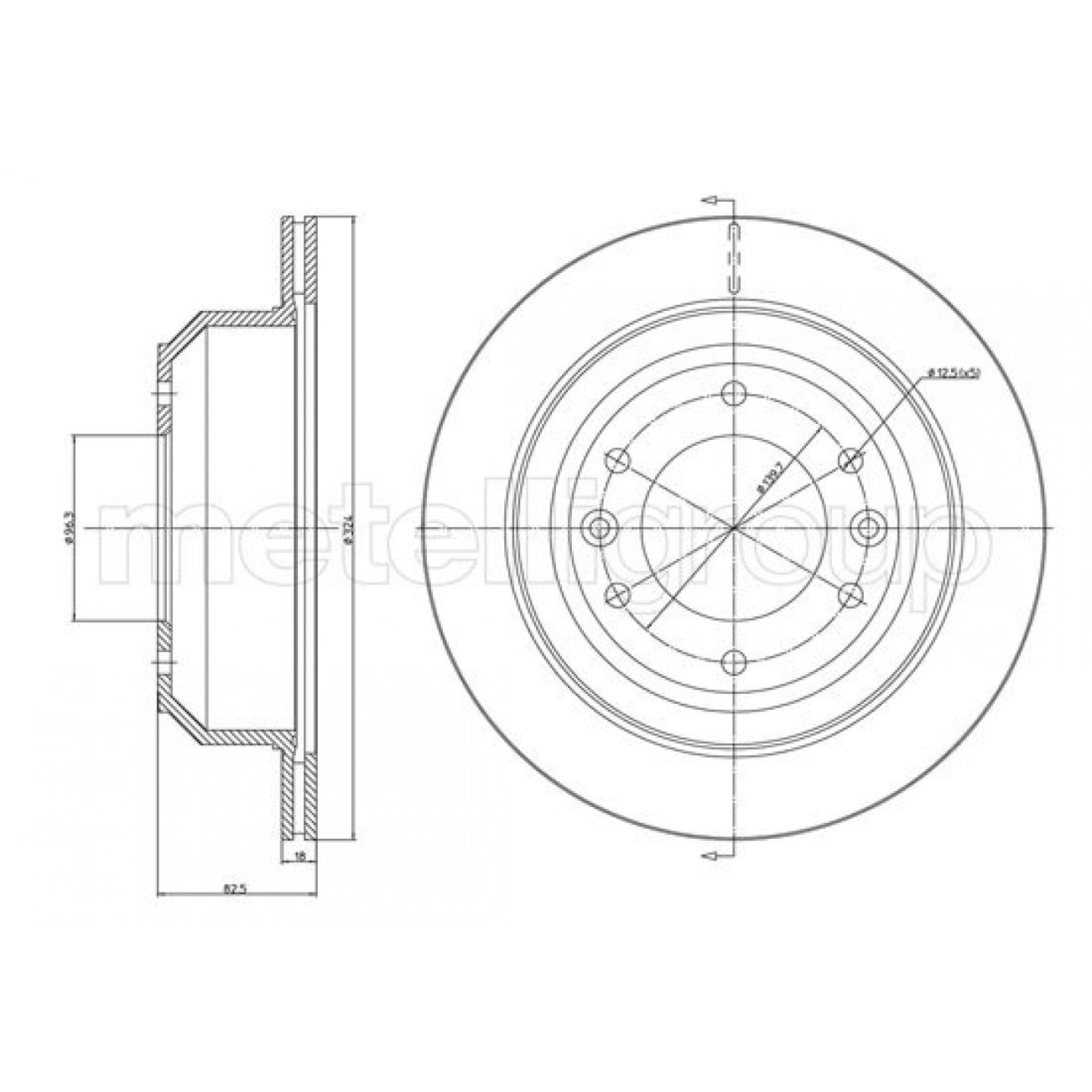 Metelli Discofreno 23-1556