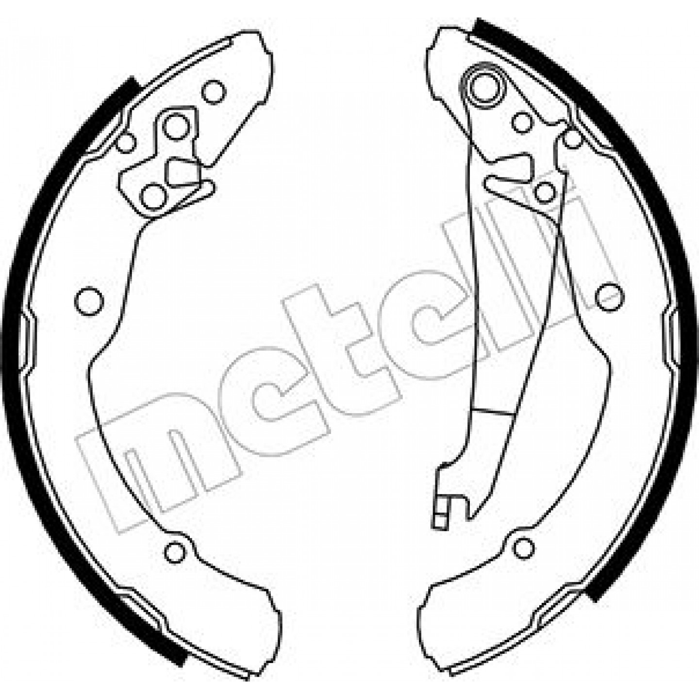 Bremsbackensatz METELLI 53-0379