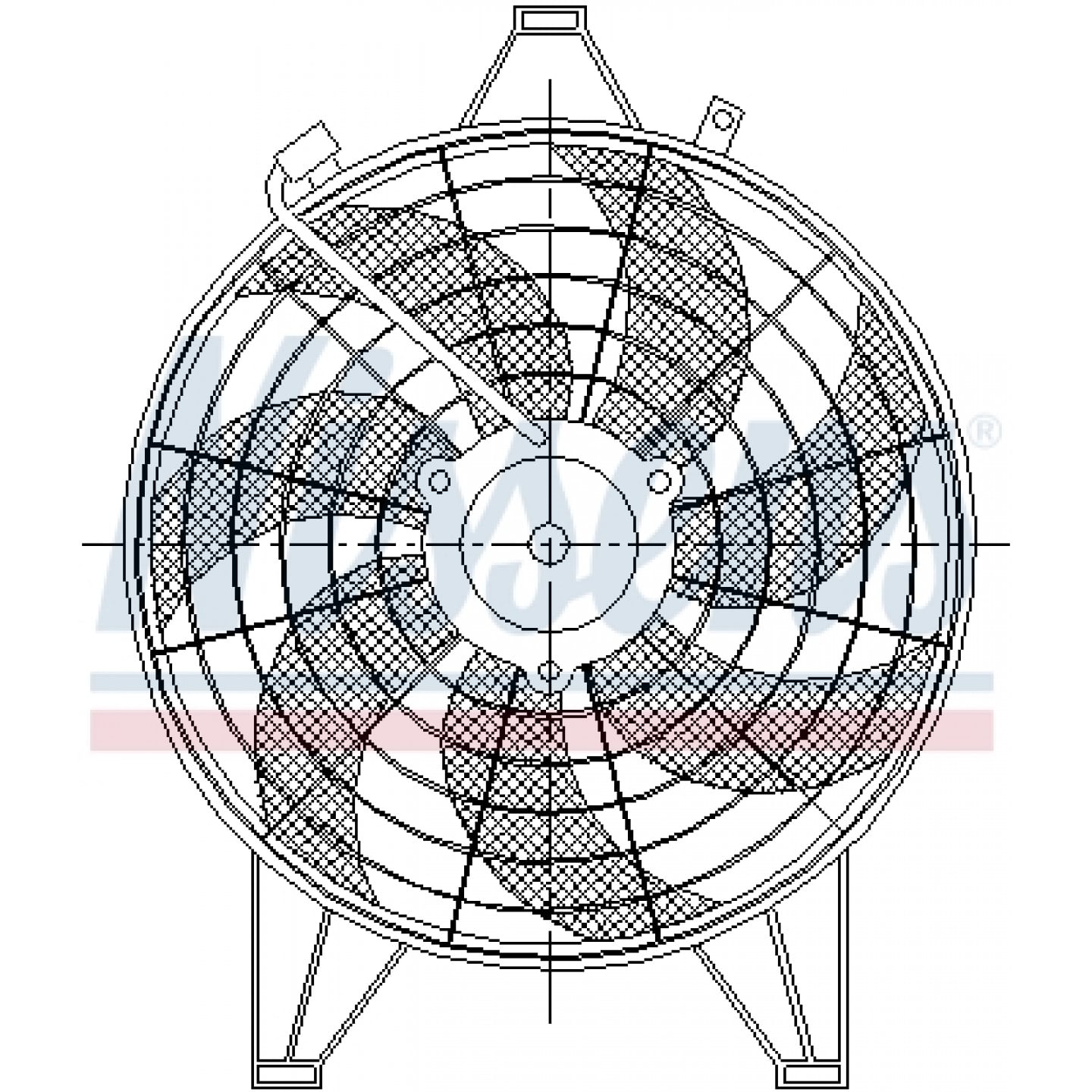 Ventilator, radiator NISSENS 85531