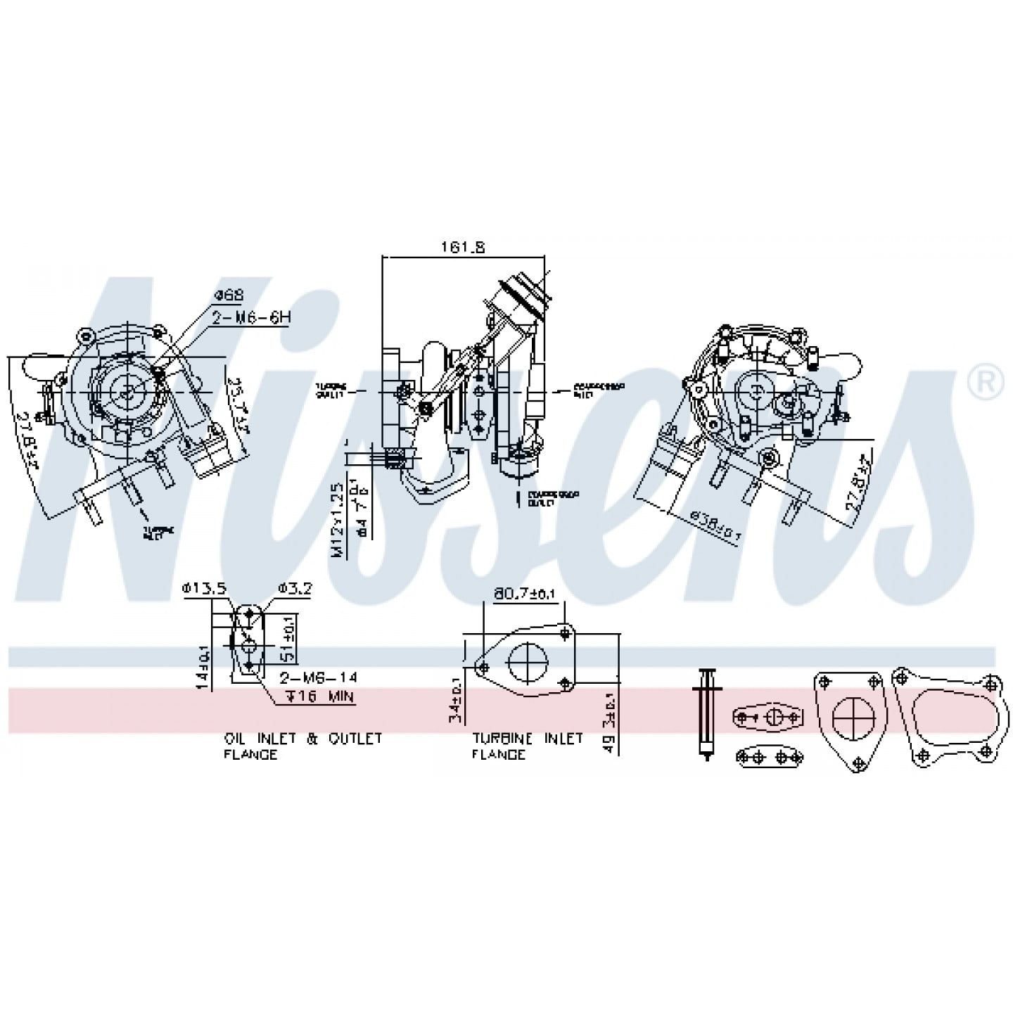 Turbodmychadlo NISSENS 93233