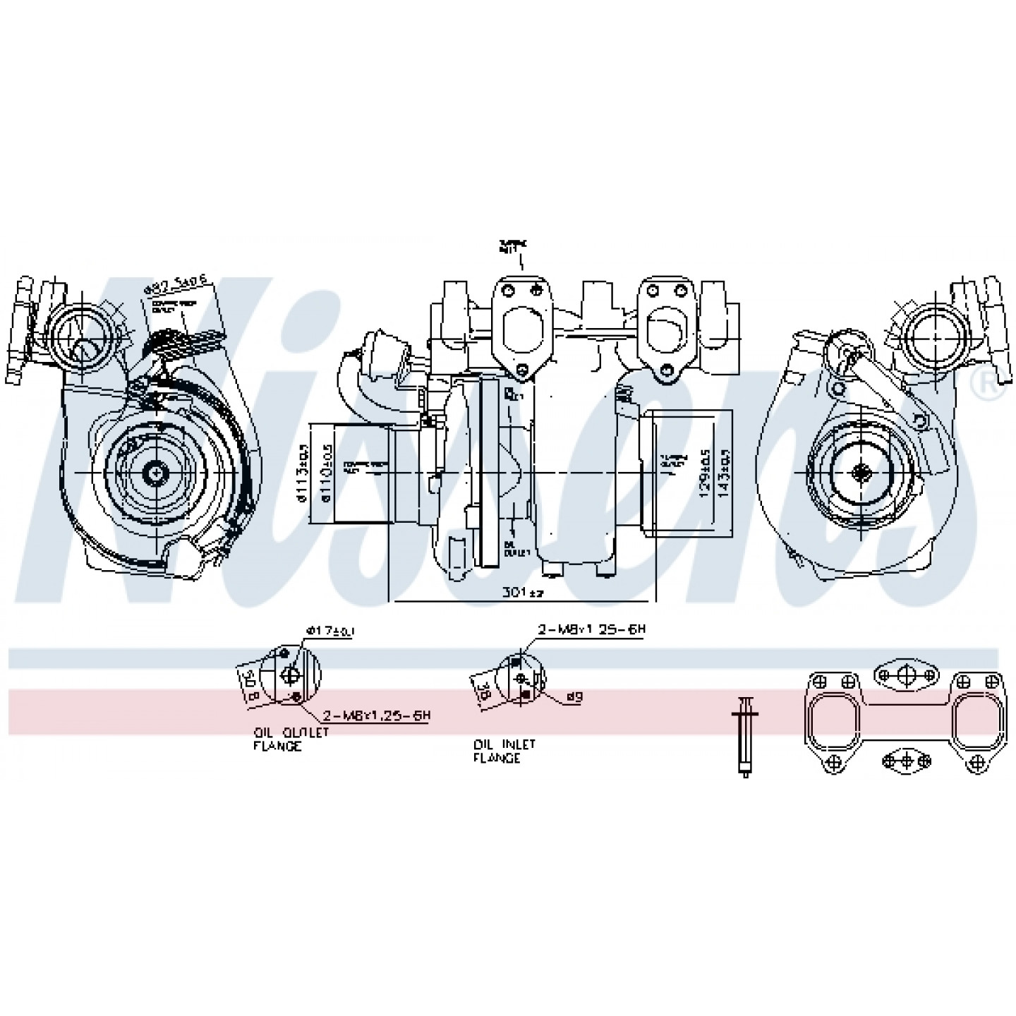 Turbocompressore NISSENS 93335