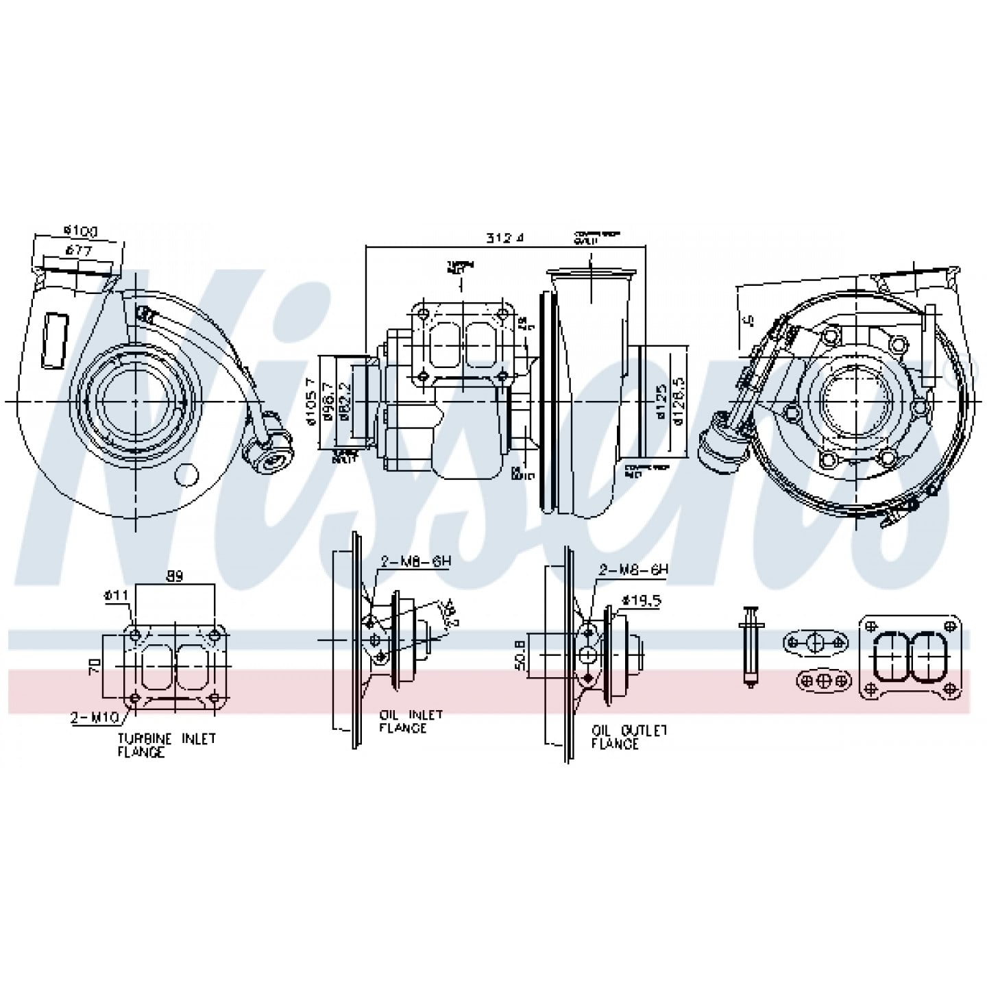 Turbo NISSENS 93653