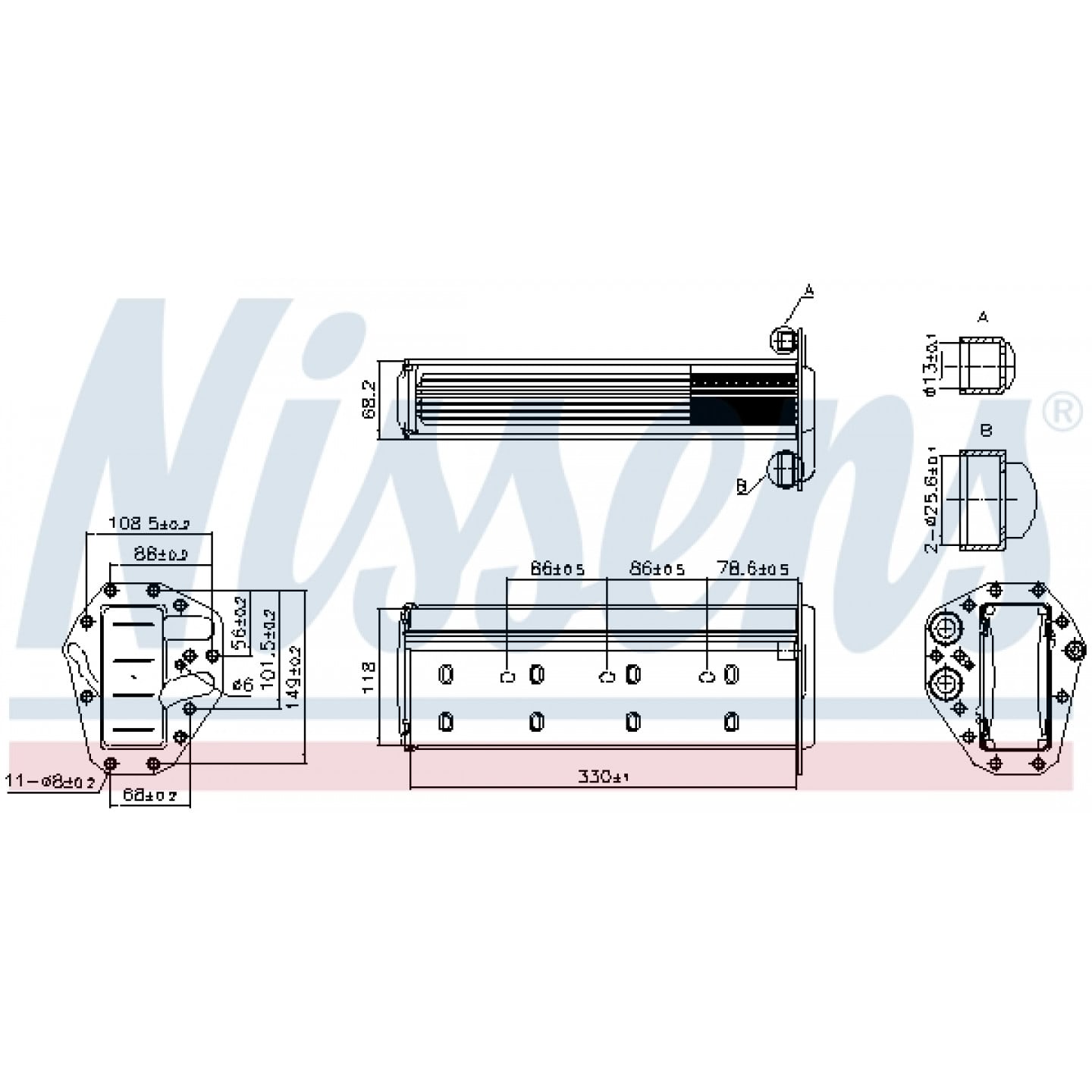 Chladič turba NISSENS 961447