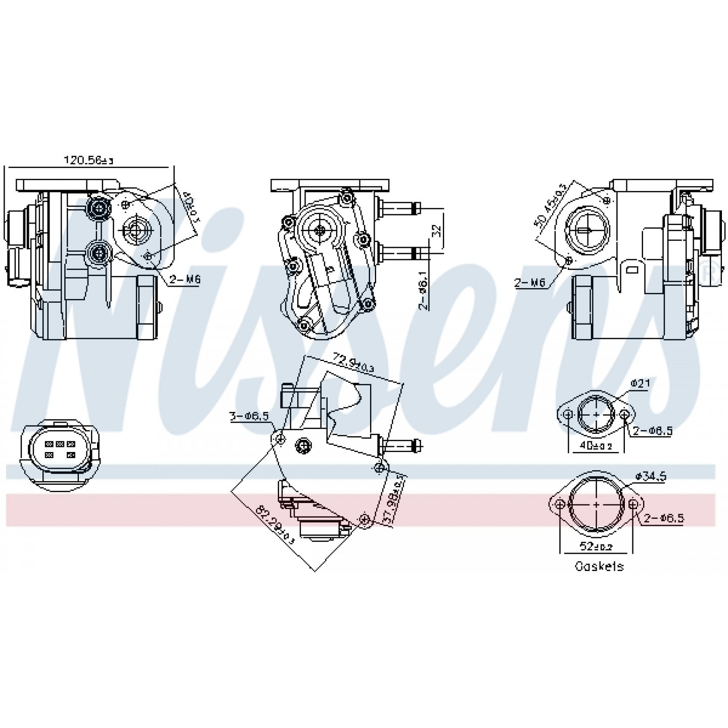 EGR-klep NISSENS 98236
