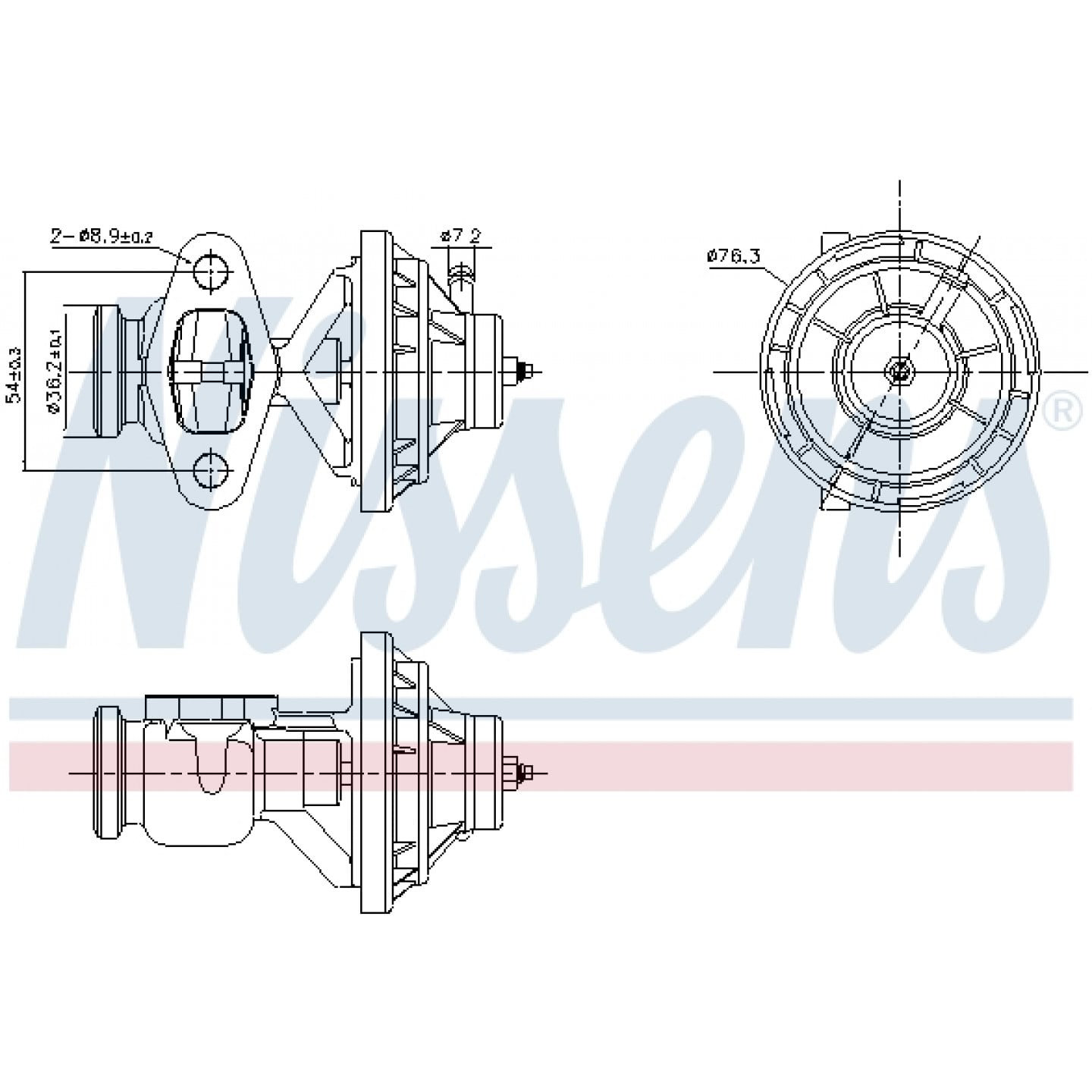 EGR-klep NISSENS 98390