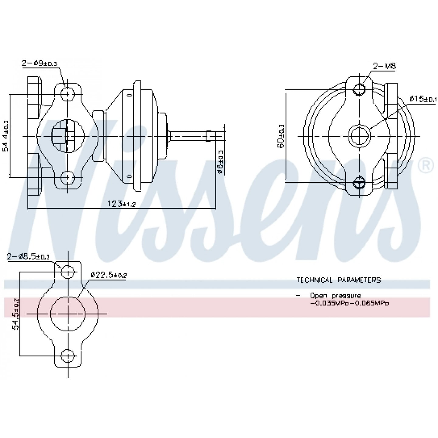 EGR-klep NISSENS 98471