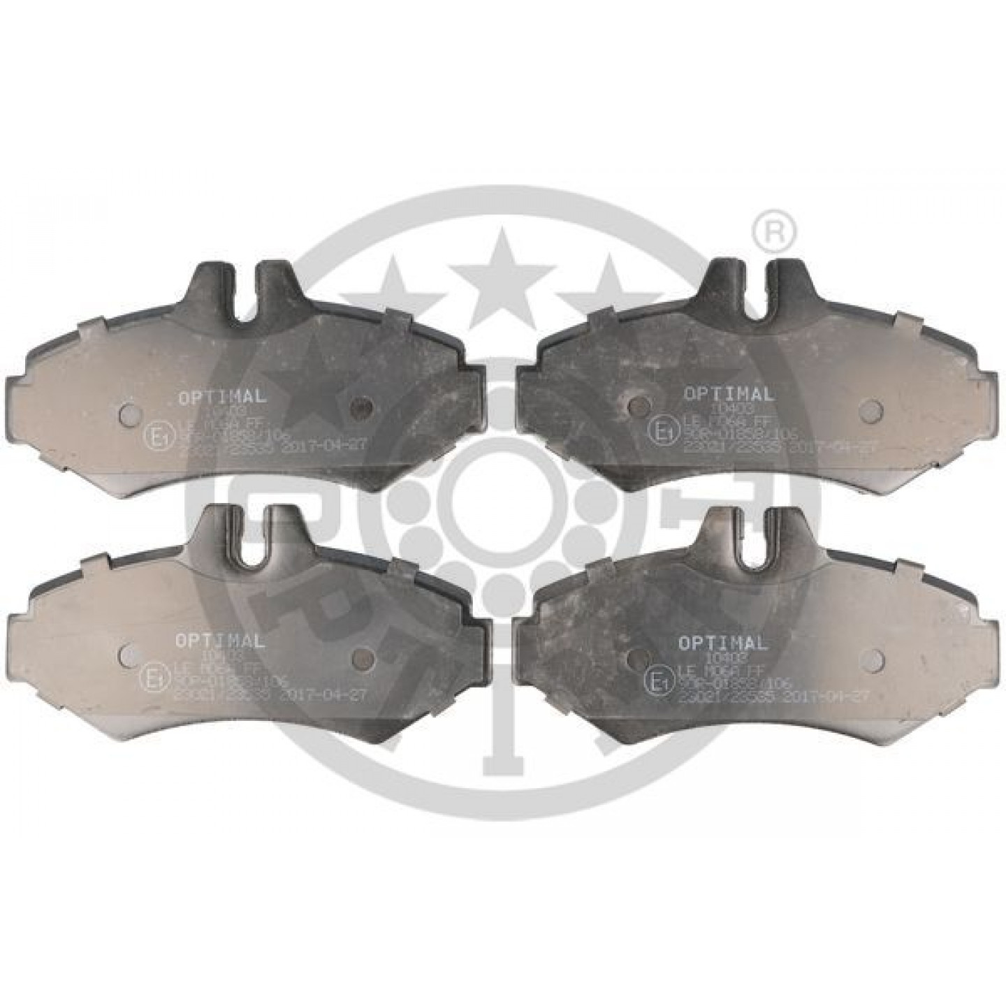 Bremseklodser OPTIMAL BP-10403
