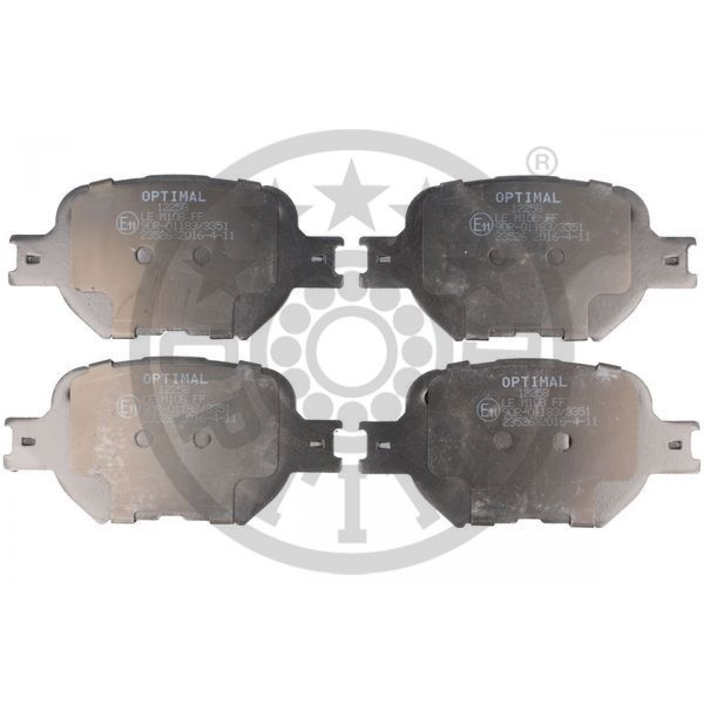 Bremseklodser OPTIMAL BP-12258