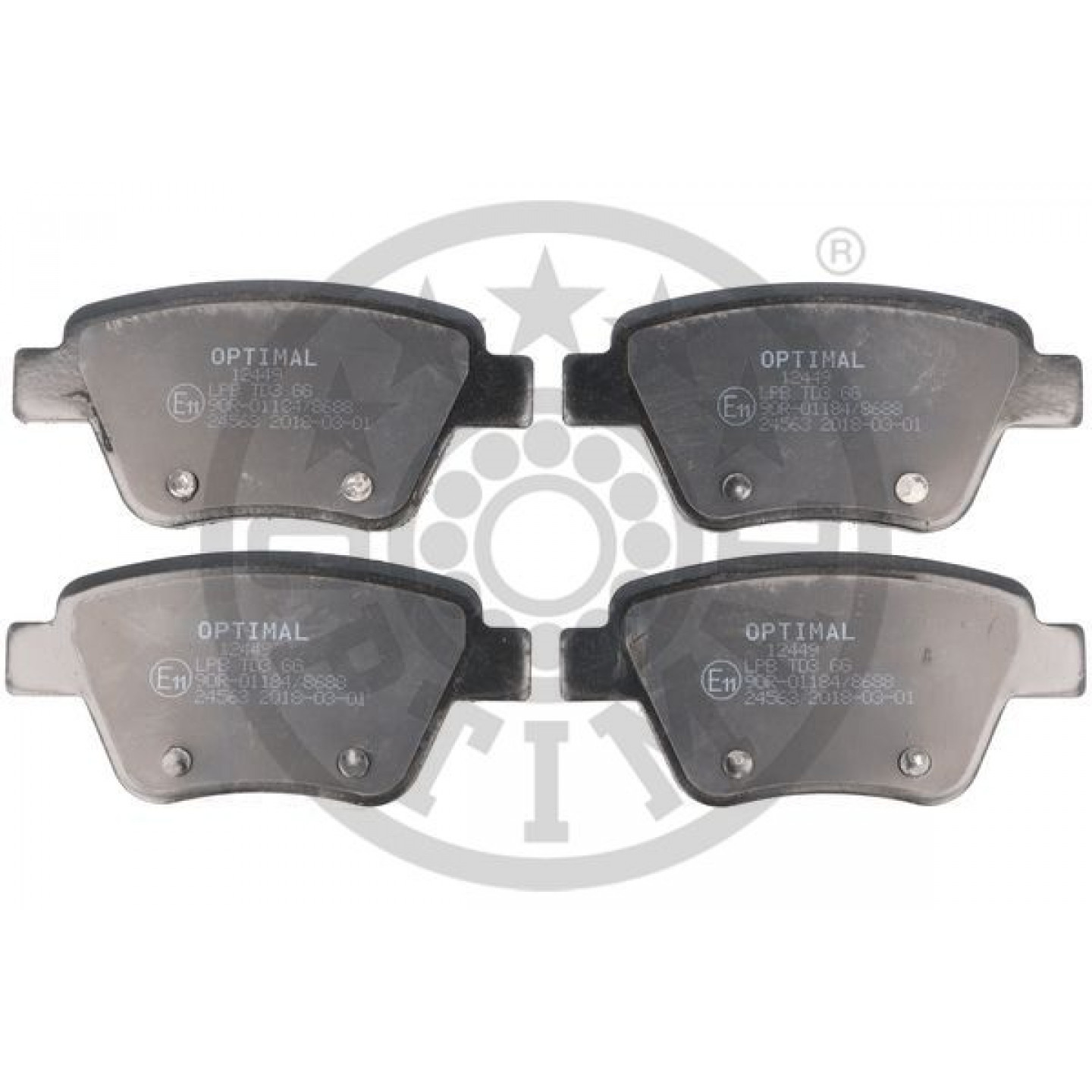 Bremseklodser OPTIMAL BP-12449