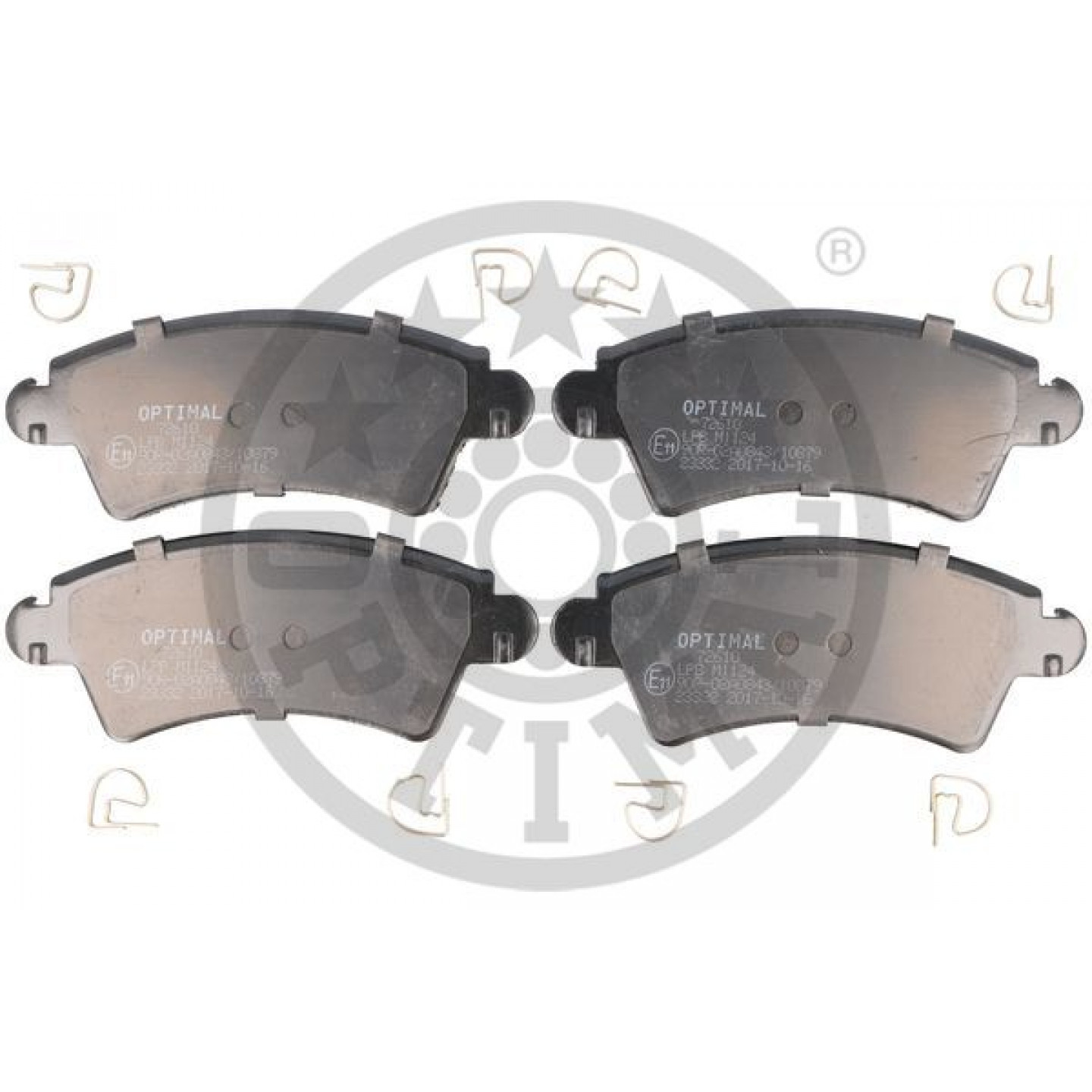Bremseklodser OPTIMAL BP-72610