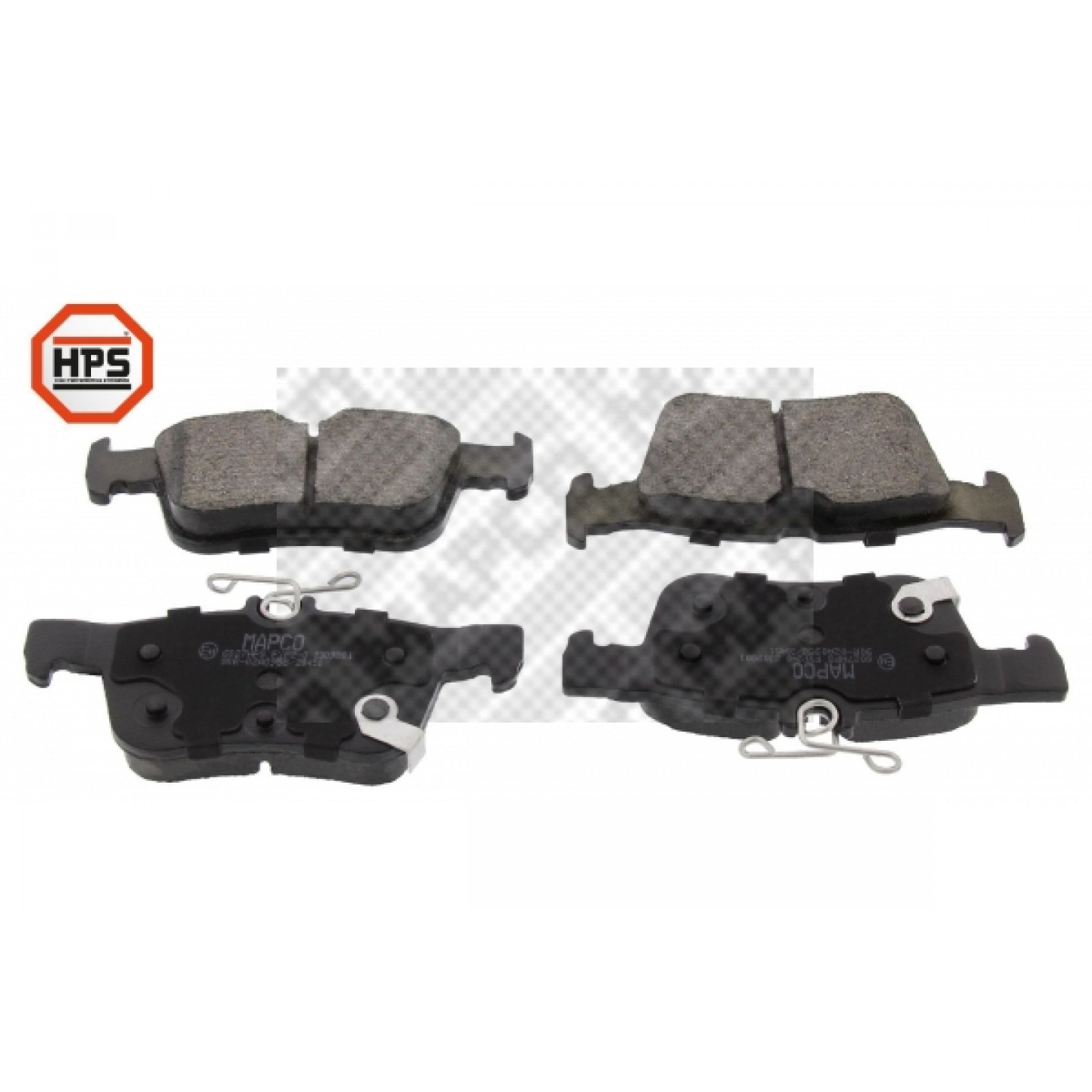 Kit de plaquettes de frein, frein à disque MAPCO 6027HPS
