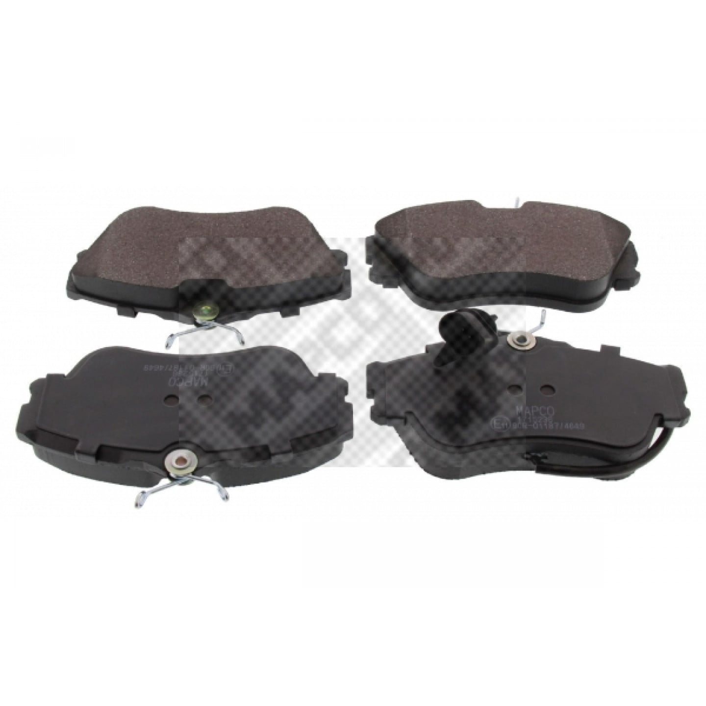 Kit pastiglie freno, Freno a disco MAPCO 6111