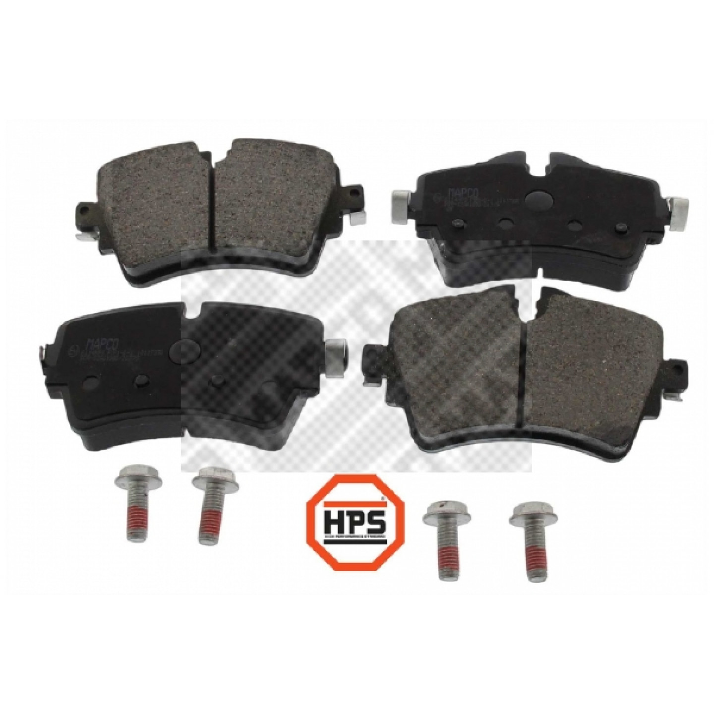 Kit de plaquettes de frein, frein à disque MAPCO 6114HPS