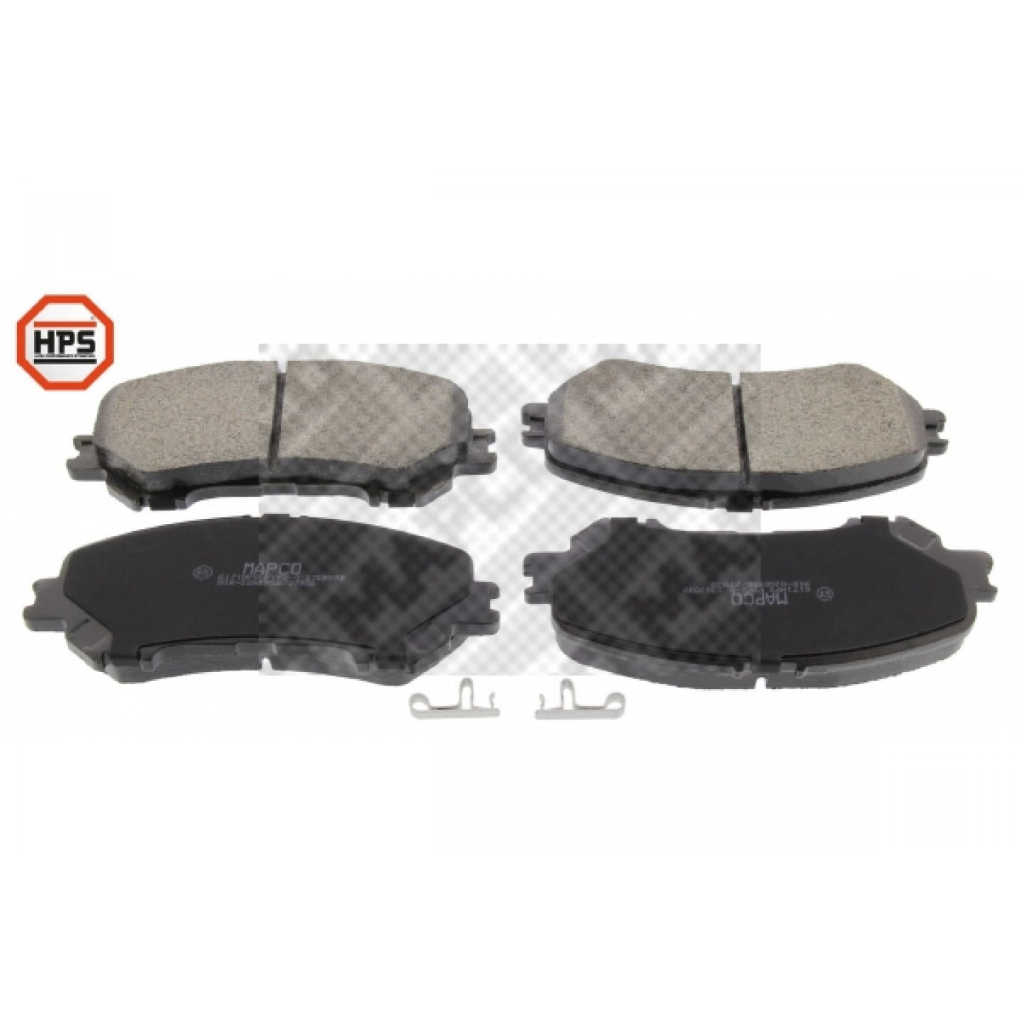 Kit de plaquettes de frein, frein à disque MAPCO 6171HPS